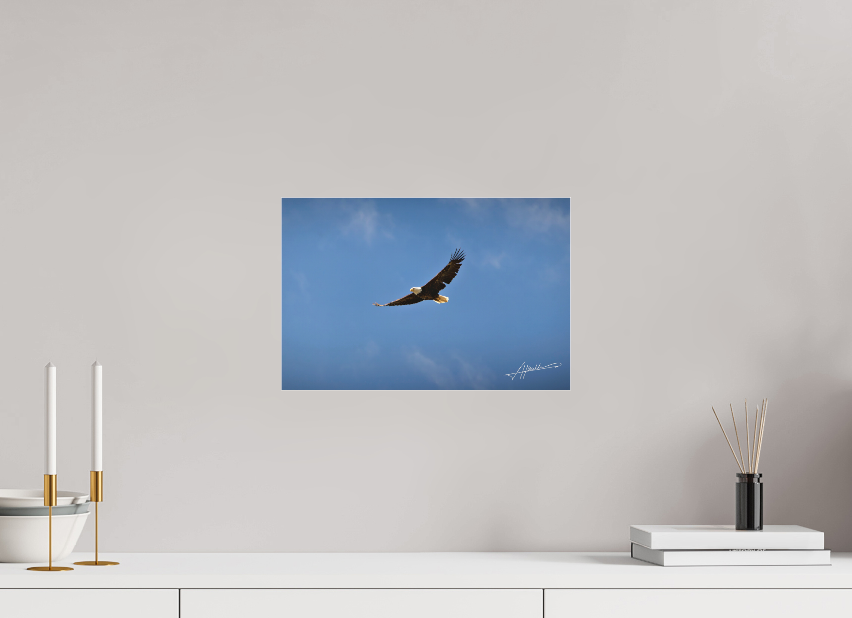 15 x 10″, Fine Pigment Under Acrylic Soaring Free