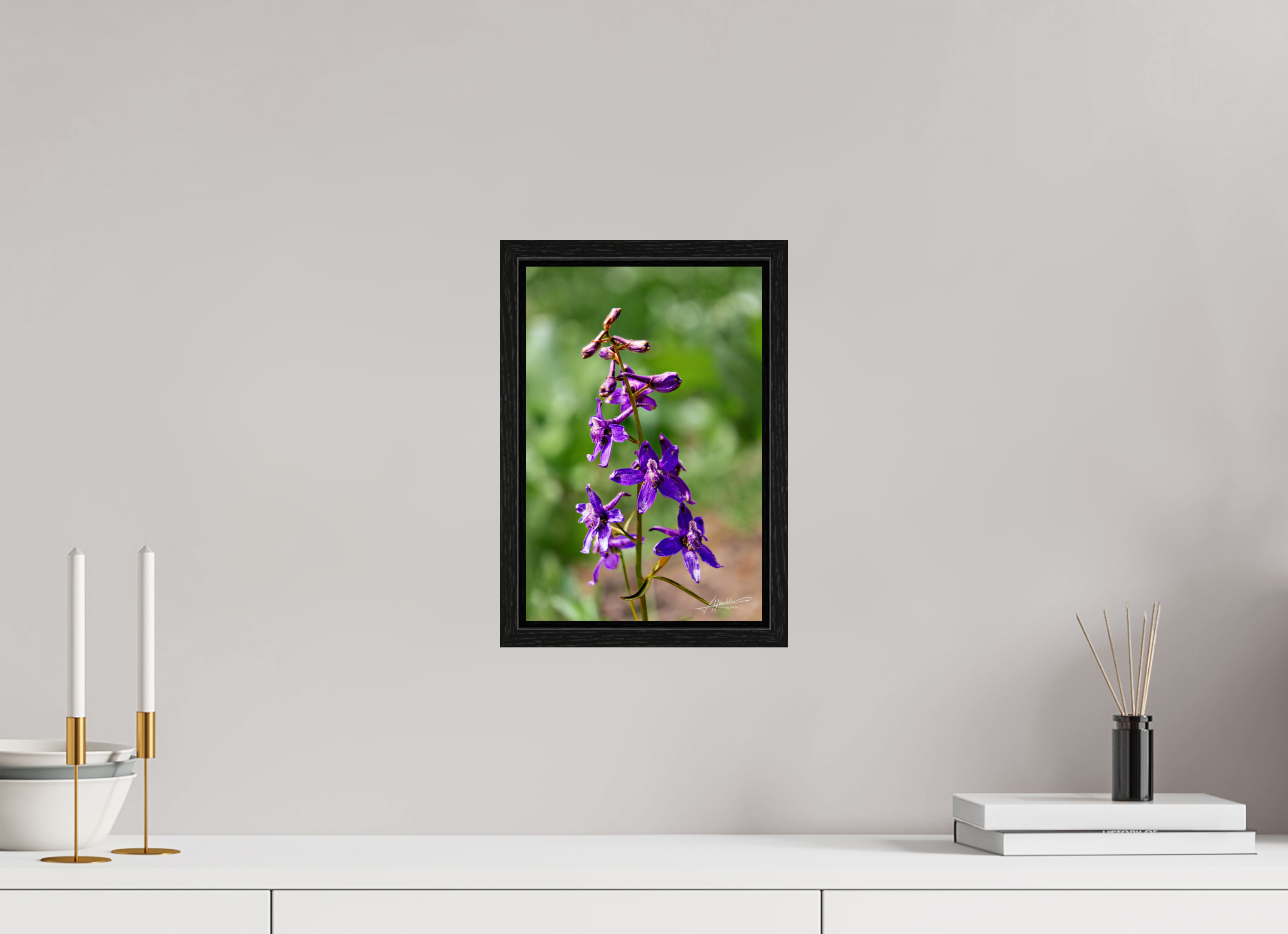 8 x 12″, Floater Frame Spring In Bloom