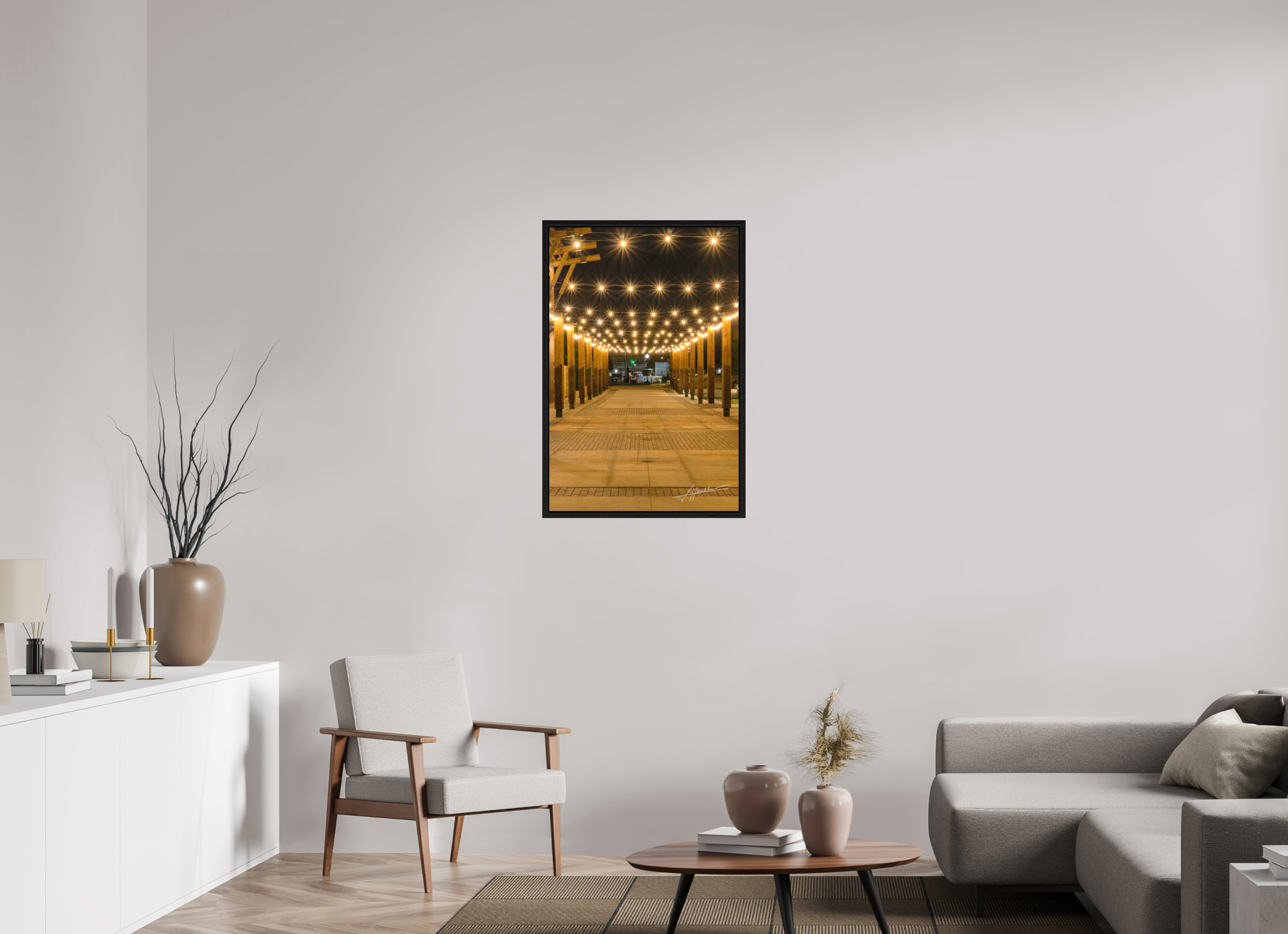 24 x 36″, Floater Frame Guiding Lights