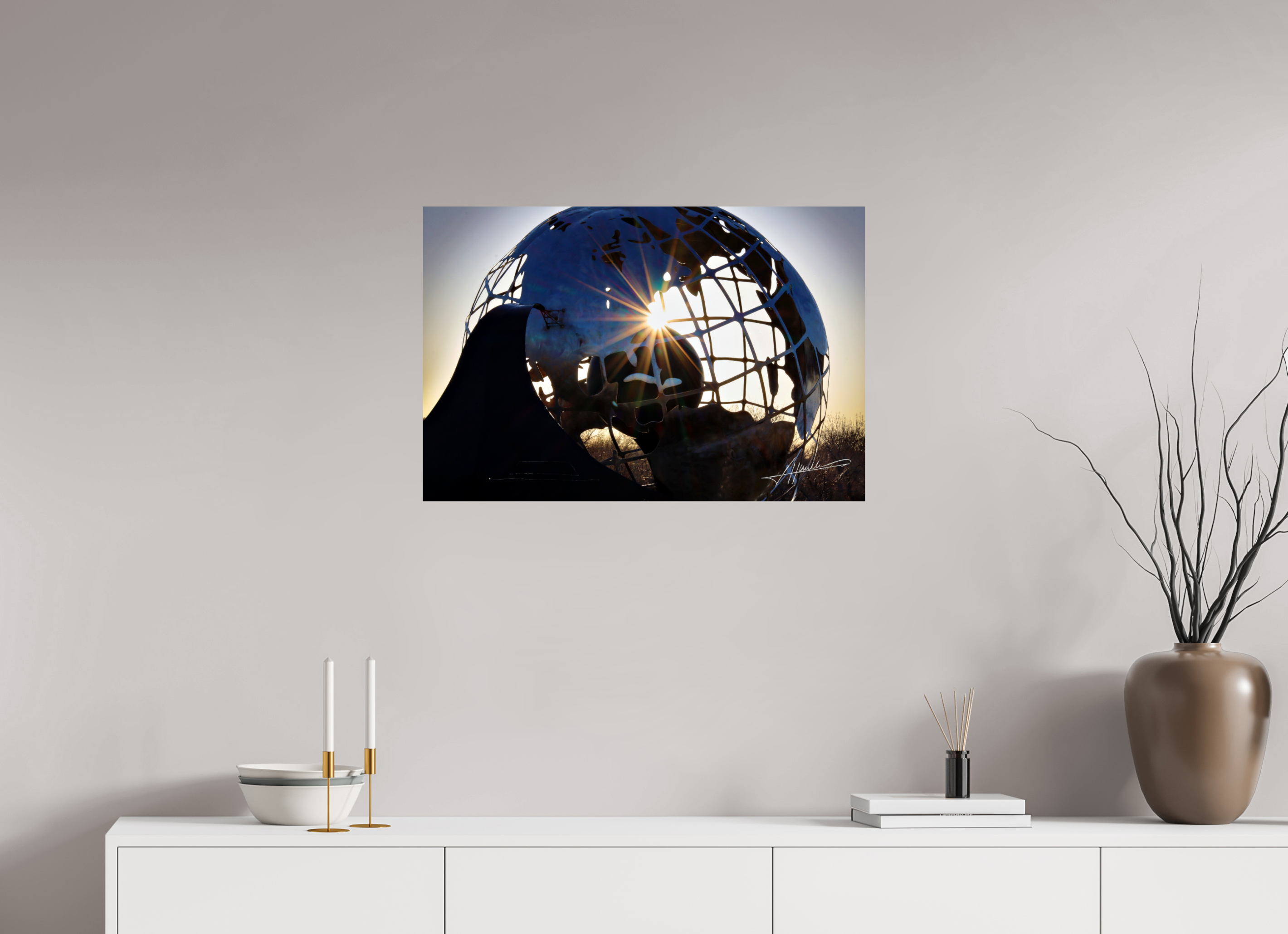 30 x 20″, Fine Art Print Oilfield Sculpture