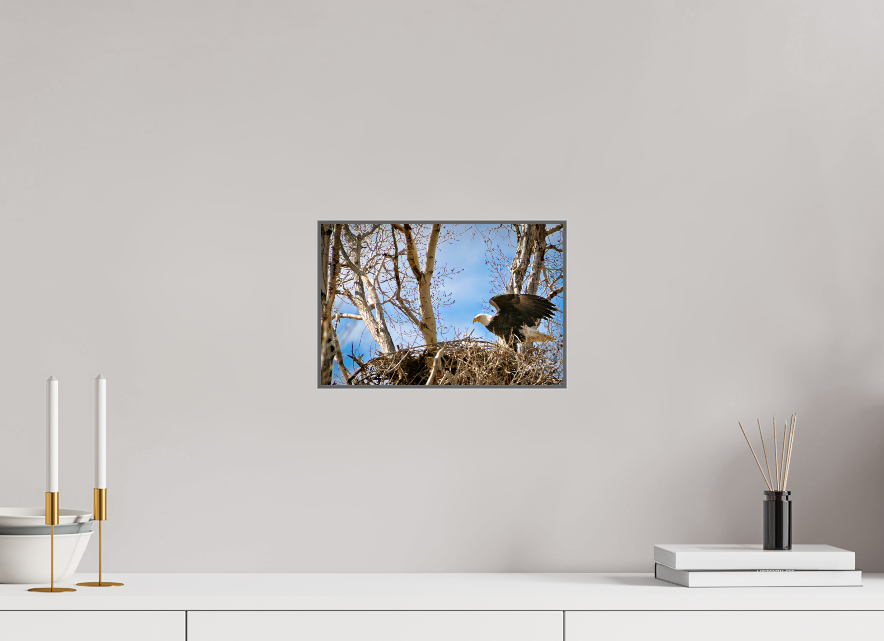 12 x 8″, Aluminum ArtBox The Eagles Nest