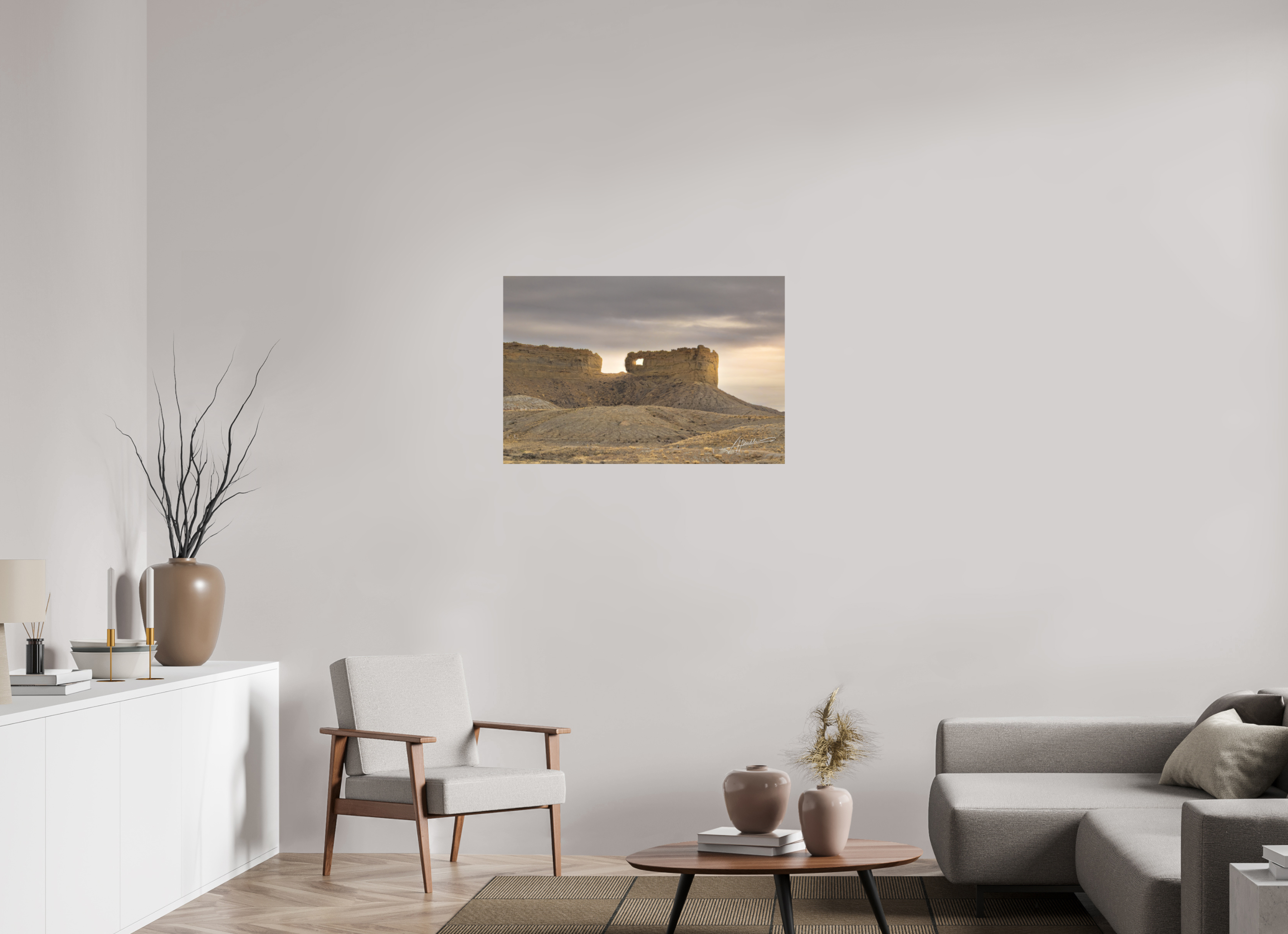 36 x 24″, Photo Print On Fuji Crystal DP II Sun on the Buttes