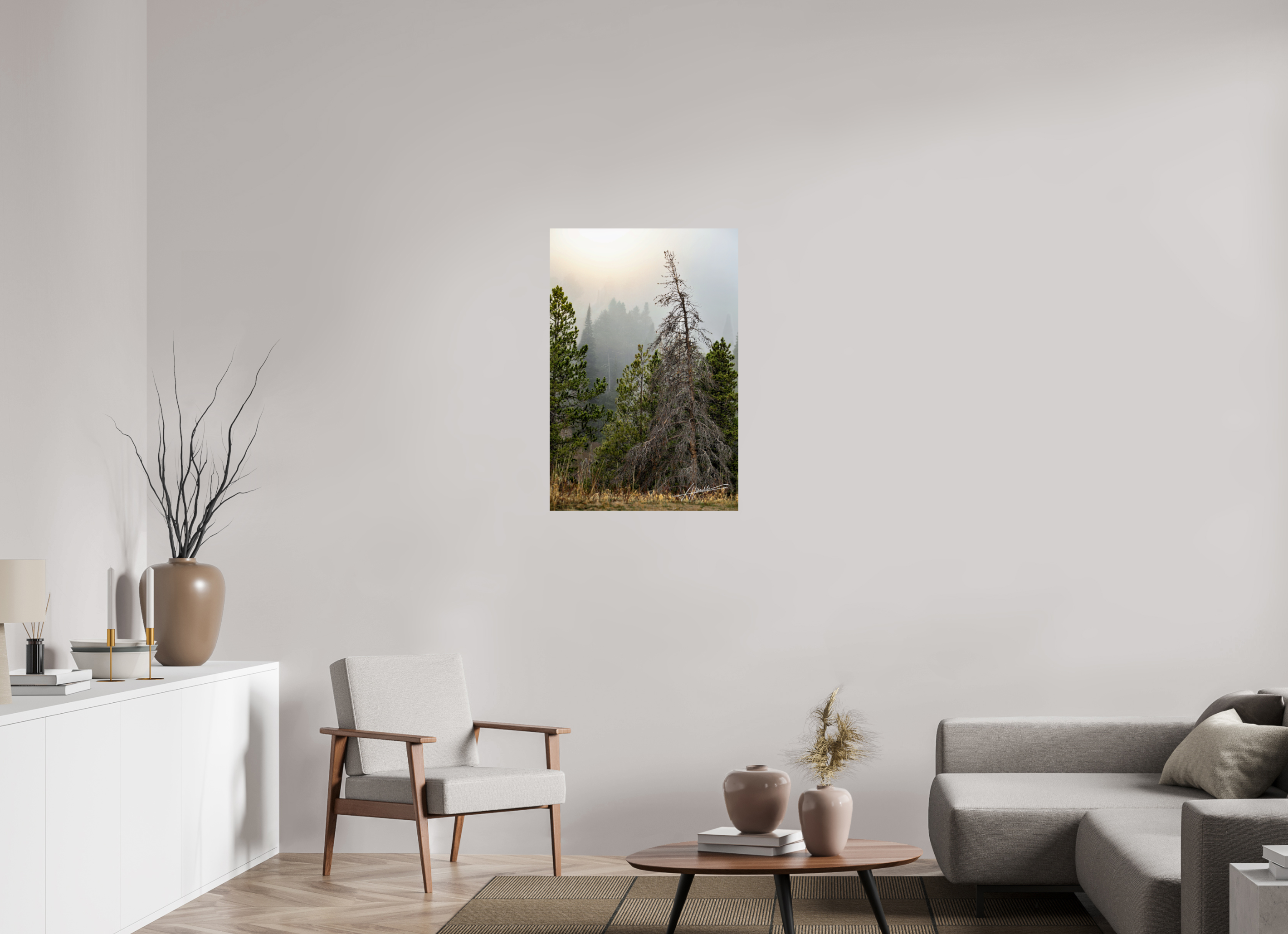 24 x 36″, ChromaLuxe HD Metal The Lifting Fog