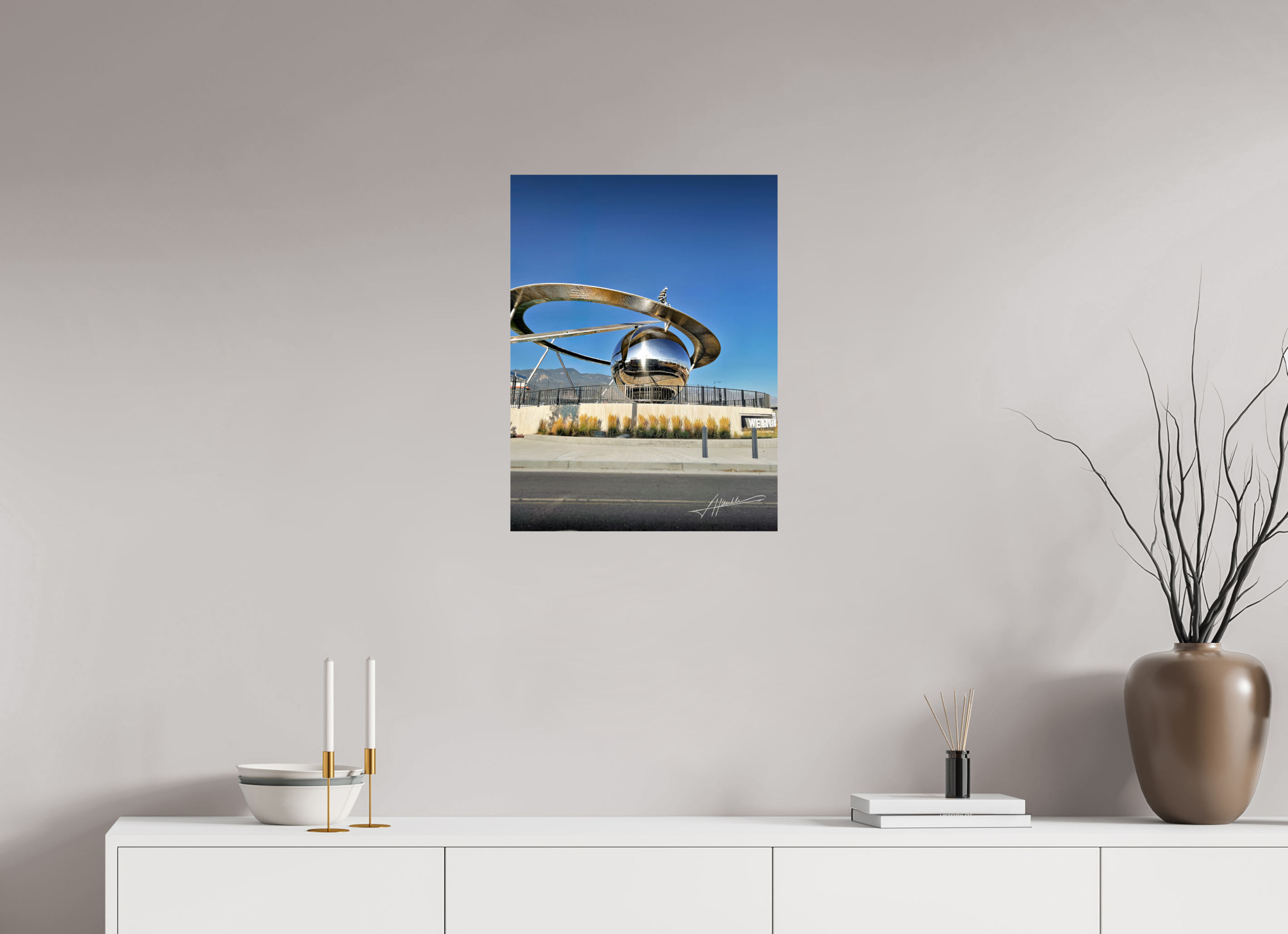 18 x 24″, Fine Art Dibond Epicenter Sculpture