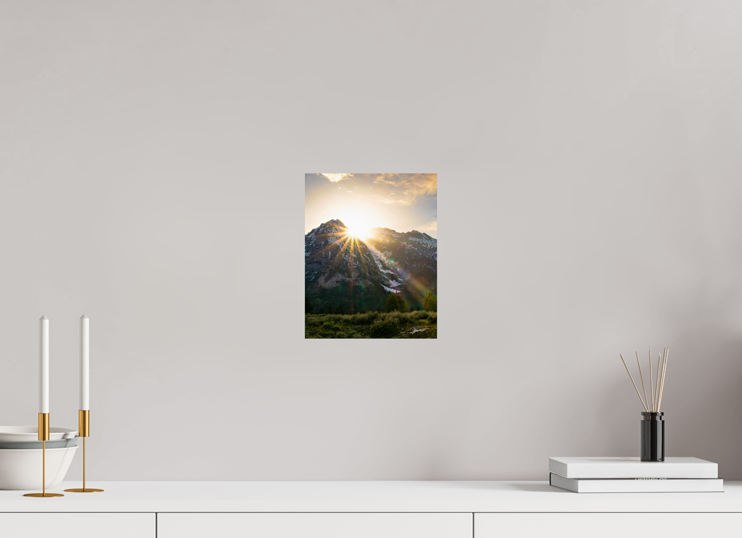 8 x 10″, Photo Print On Fujiflex High Gloss The Last Ray