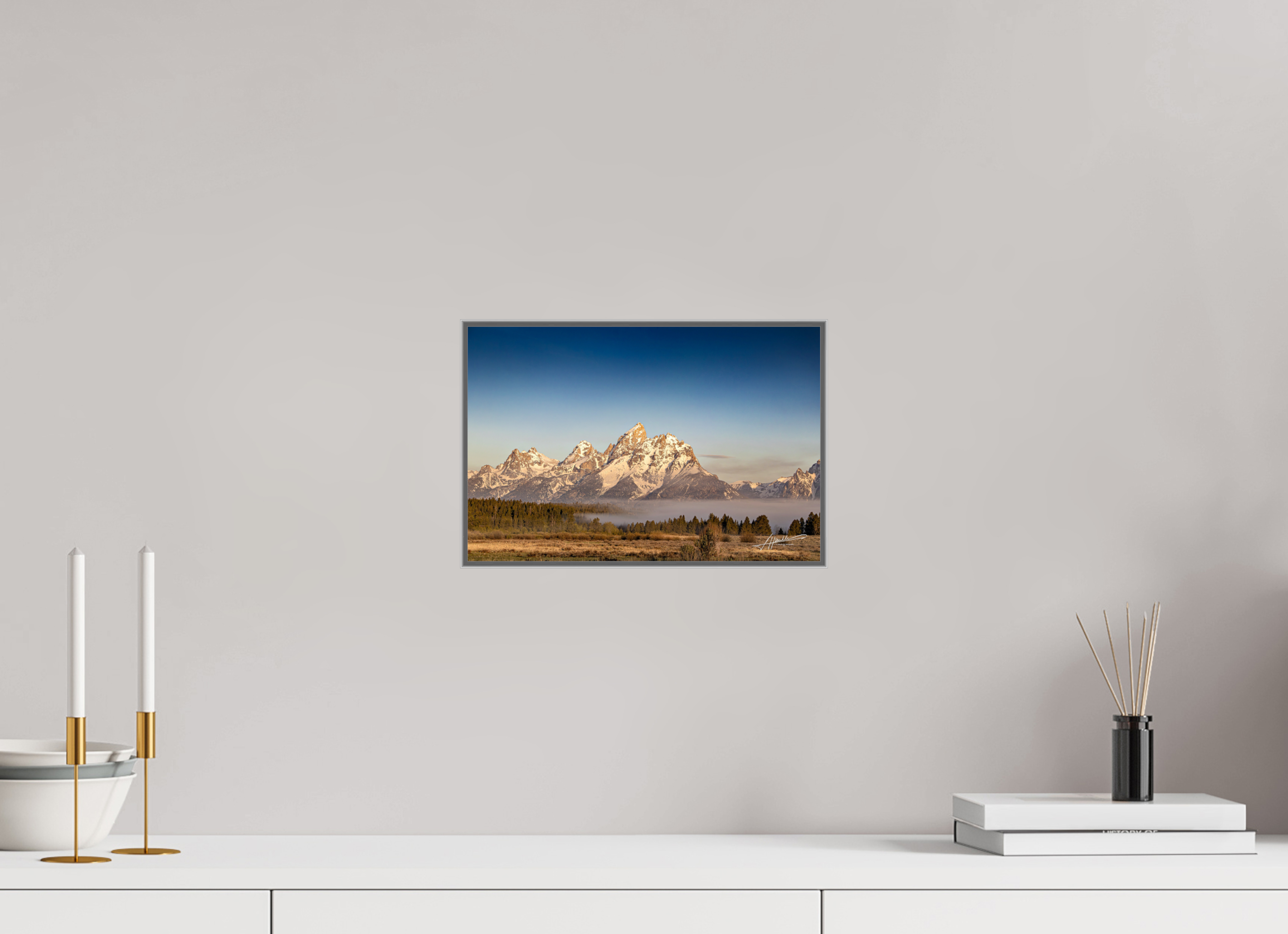 12 x 8″, Aluminum ArtBox Above the Fog