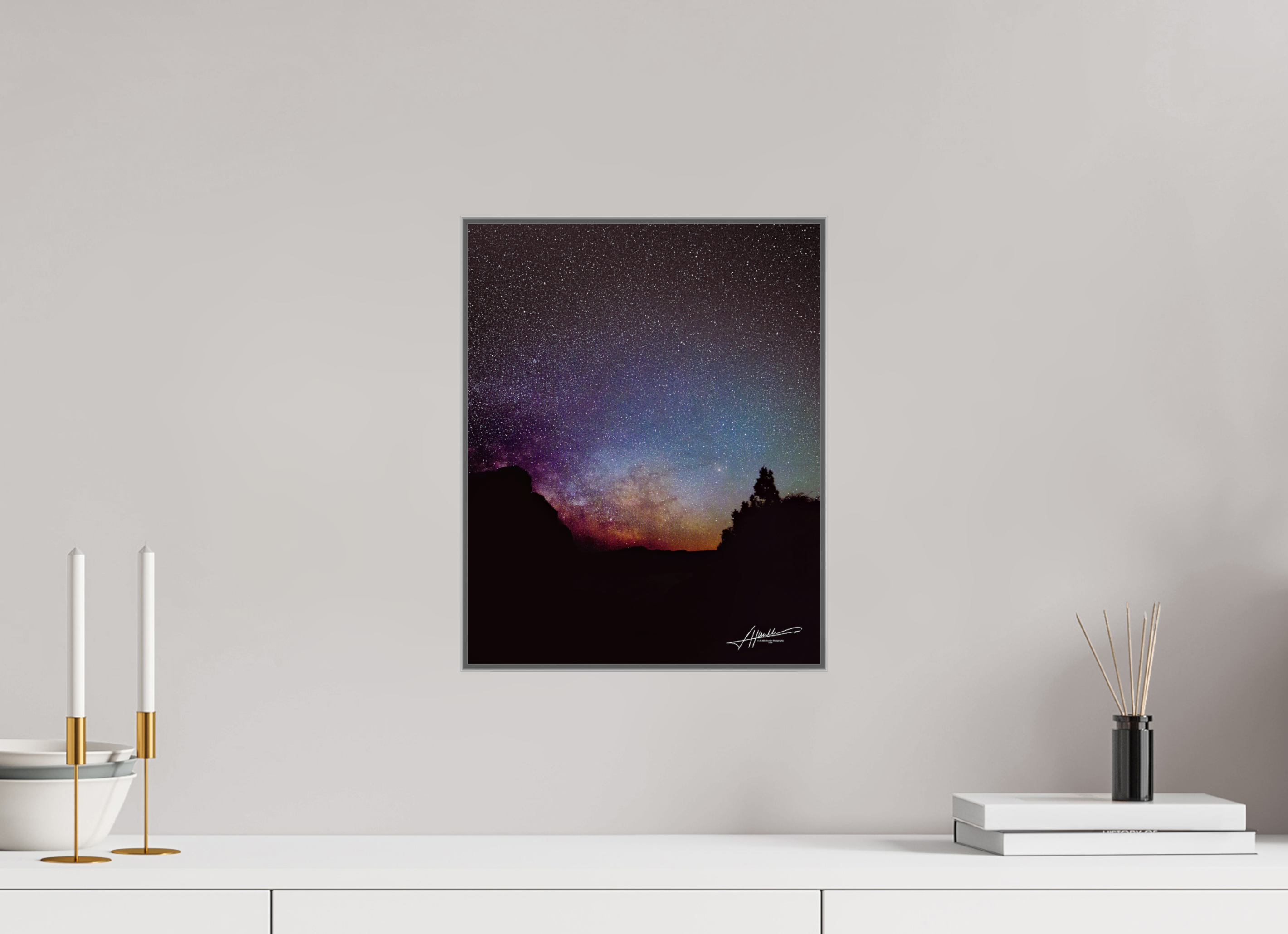 12 x 15″, Aluminum ArtBox Eye of the Milky Way
