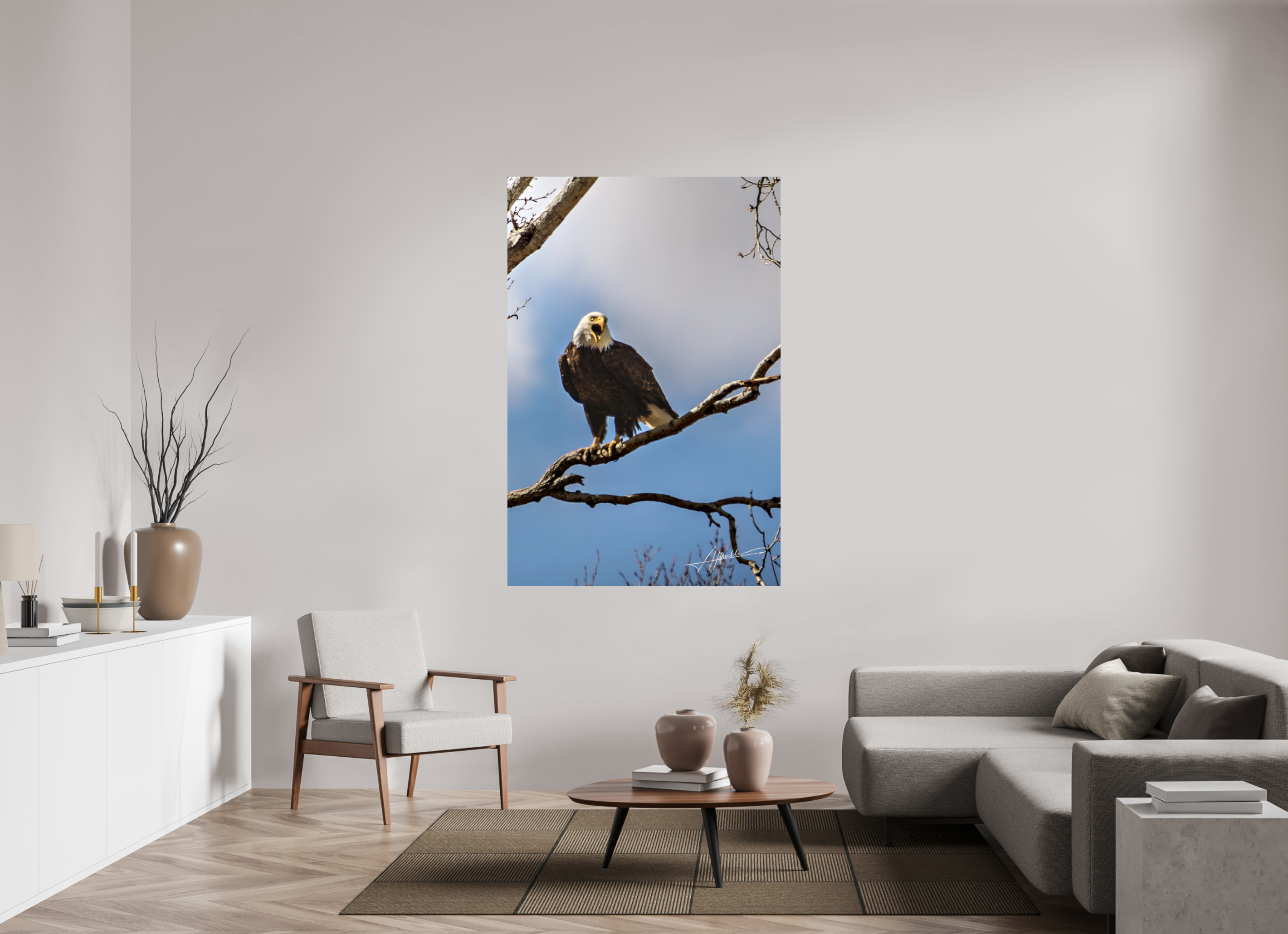 44 x 66″, Photo Print On Fuji Crystal DP II The Eagle's Call