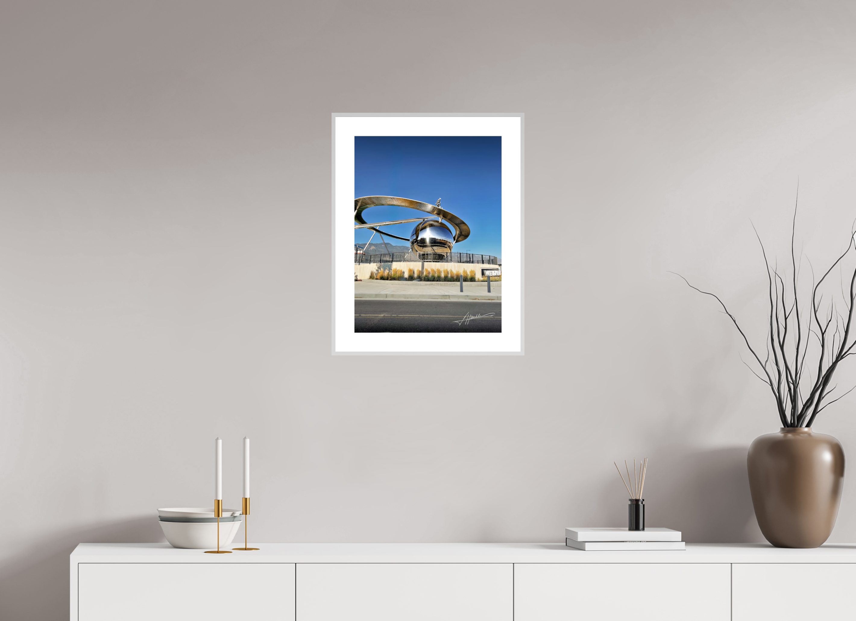 15 x 20″, Changeable Magnetic Frame Epicenter Sculpture