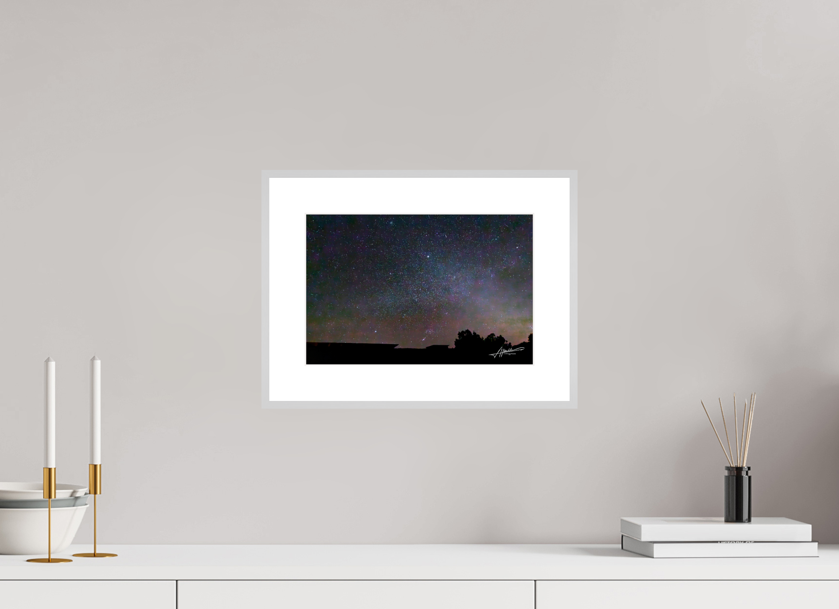 12 x 8″, Changeable Magnetic Frame Watching the Stars