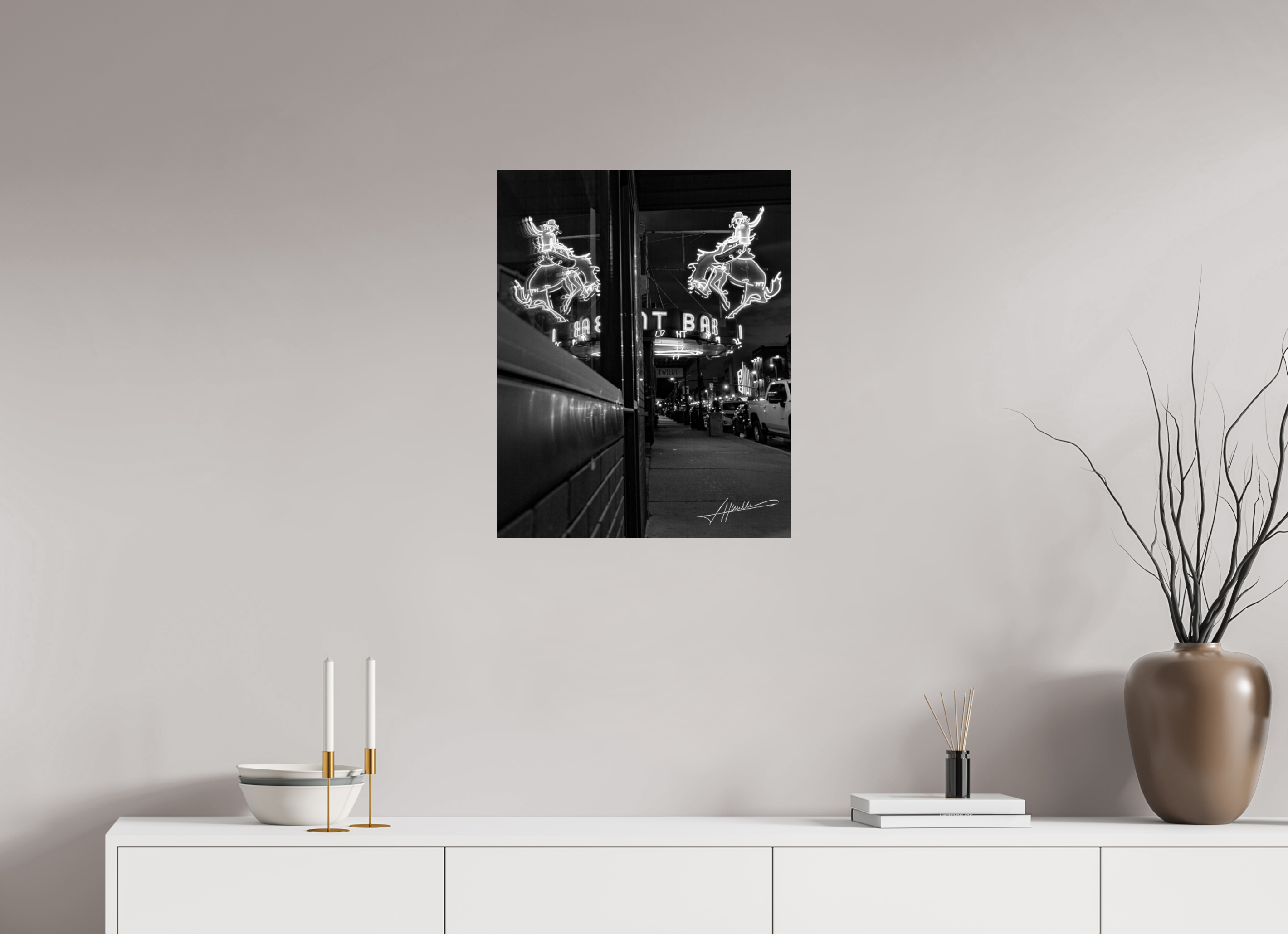 20 x 25″, Photo Print On Ilford Baryta Paper Mint Bar Sherridan