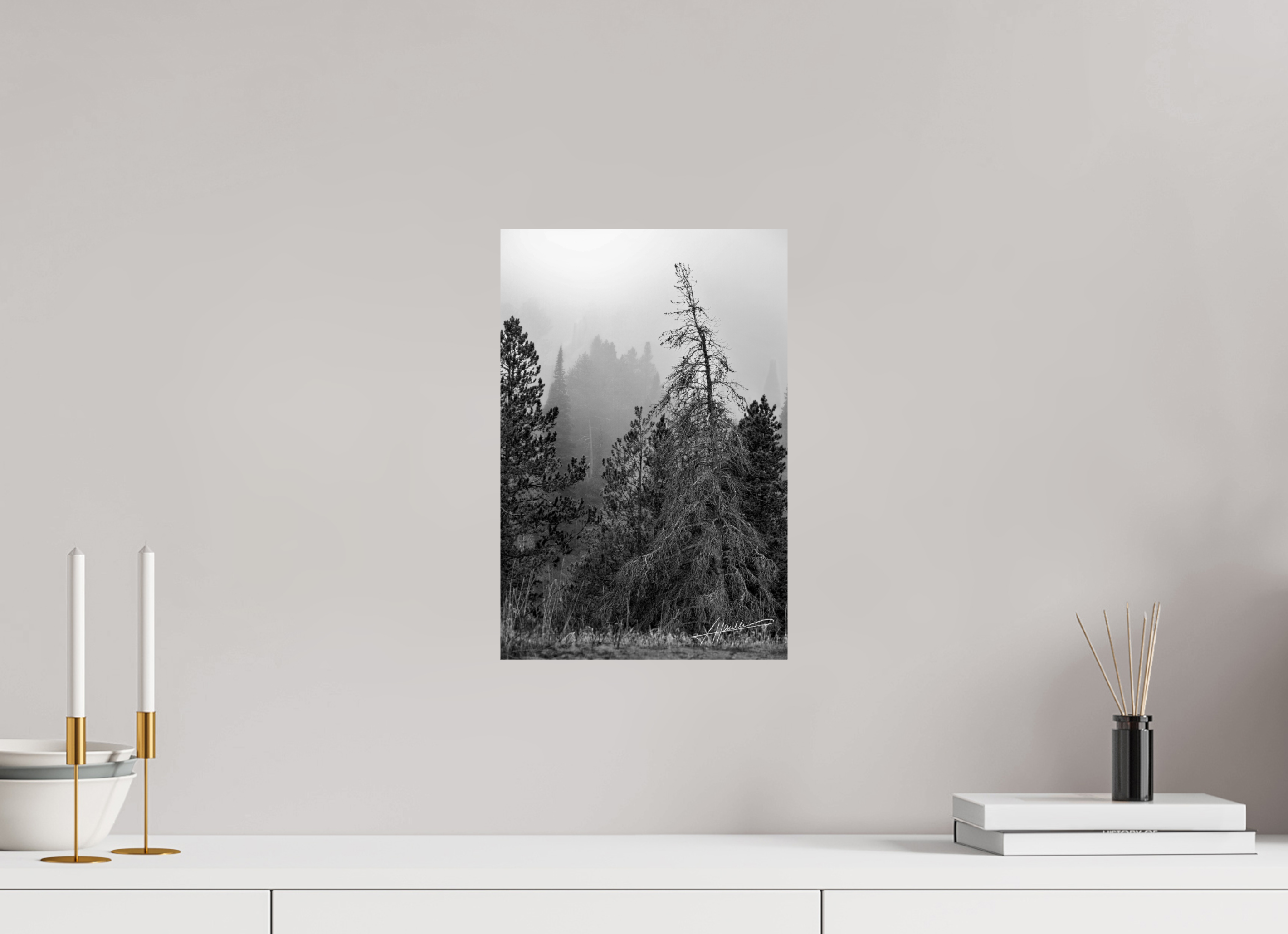 10 x 15″, Photo Print On Ilford Baryta Paper The Lifting Fog
