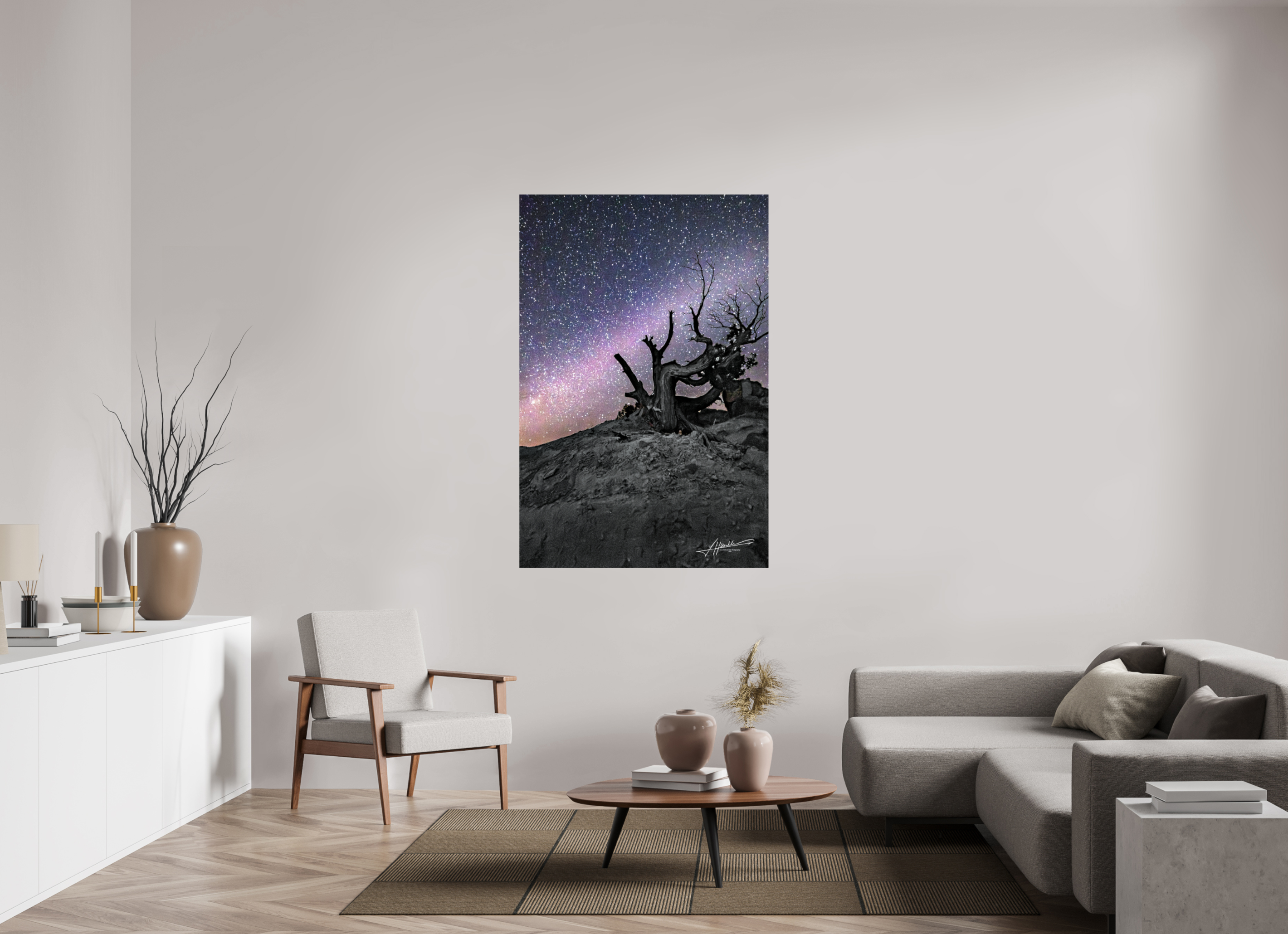 40 x 60″, Fine Art Dibond Reaching the Milky Way