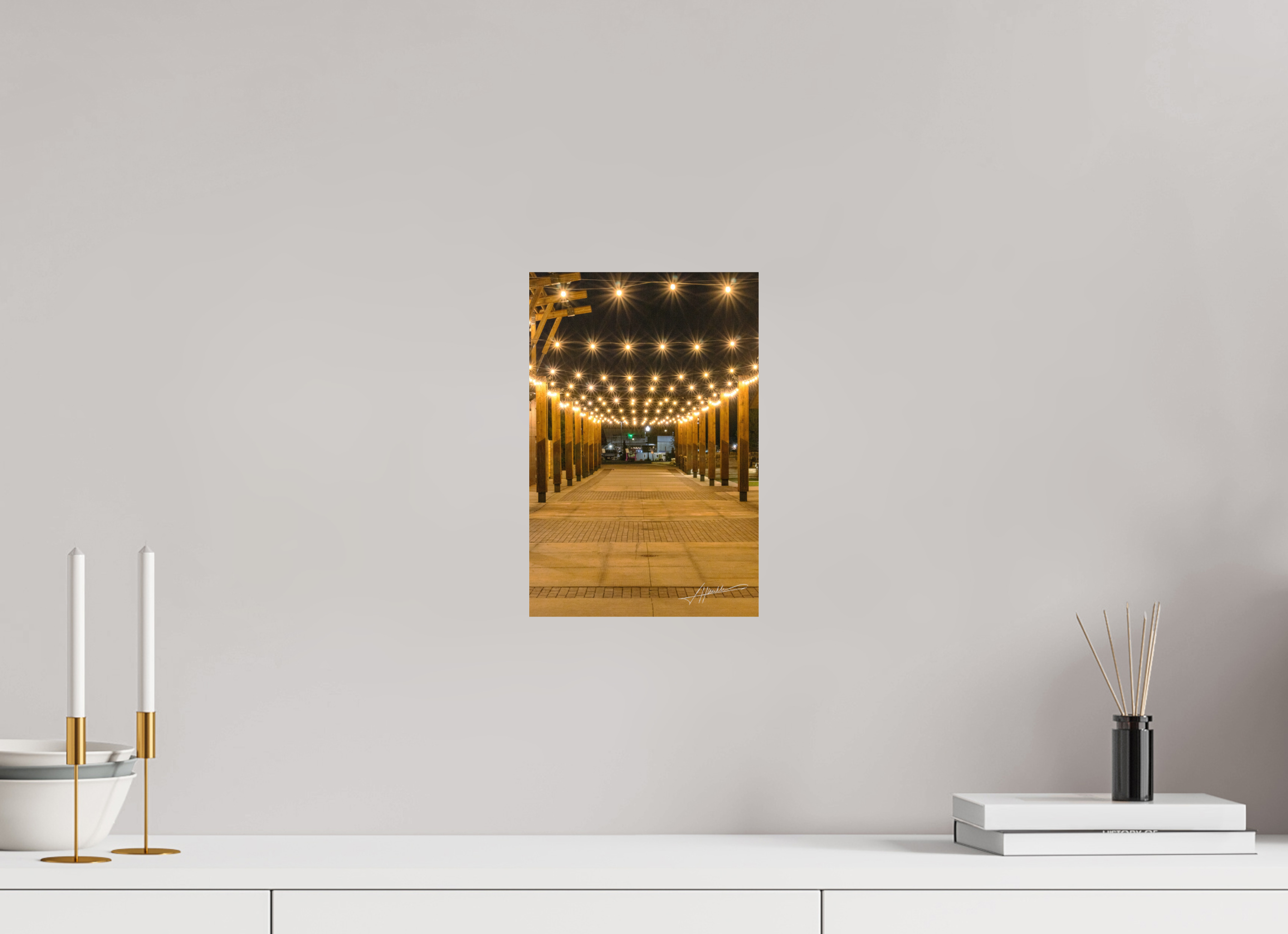 8 x 12″, Metallic Photo Print On Fuji Crystal Pearl Guiding Lights