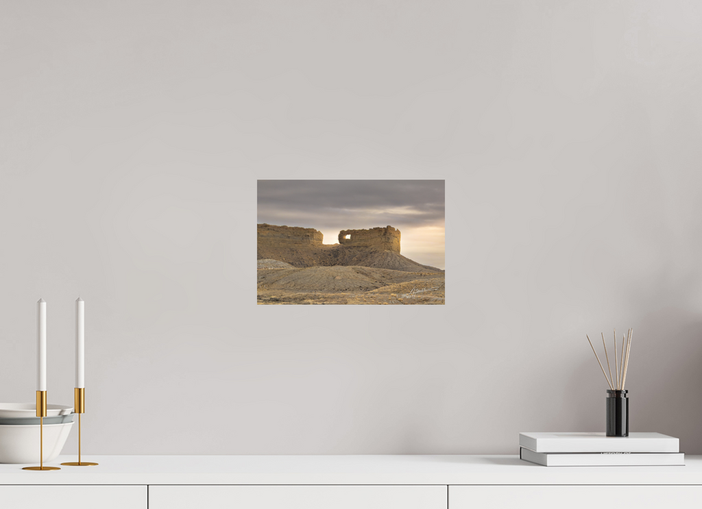12 x 8″, Fine Art Print Sun on the Buttes