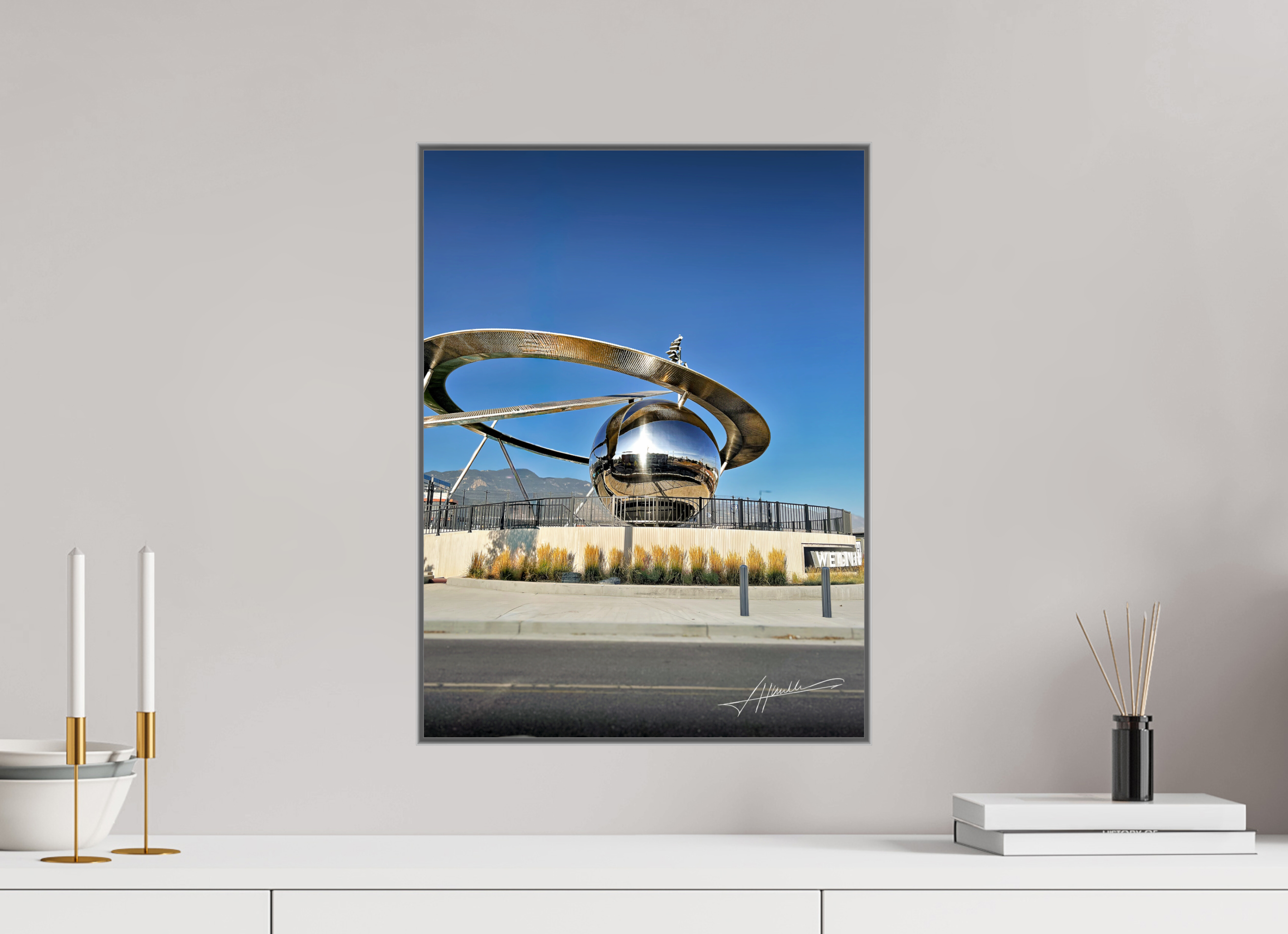 15 x 20″, Aluminum ArtBox Epicenter Sculpture