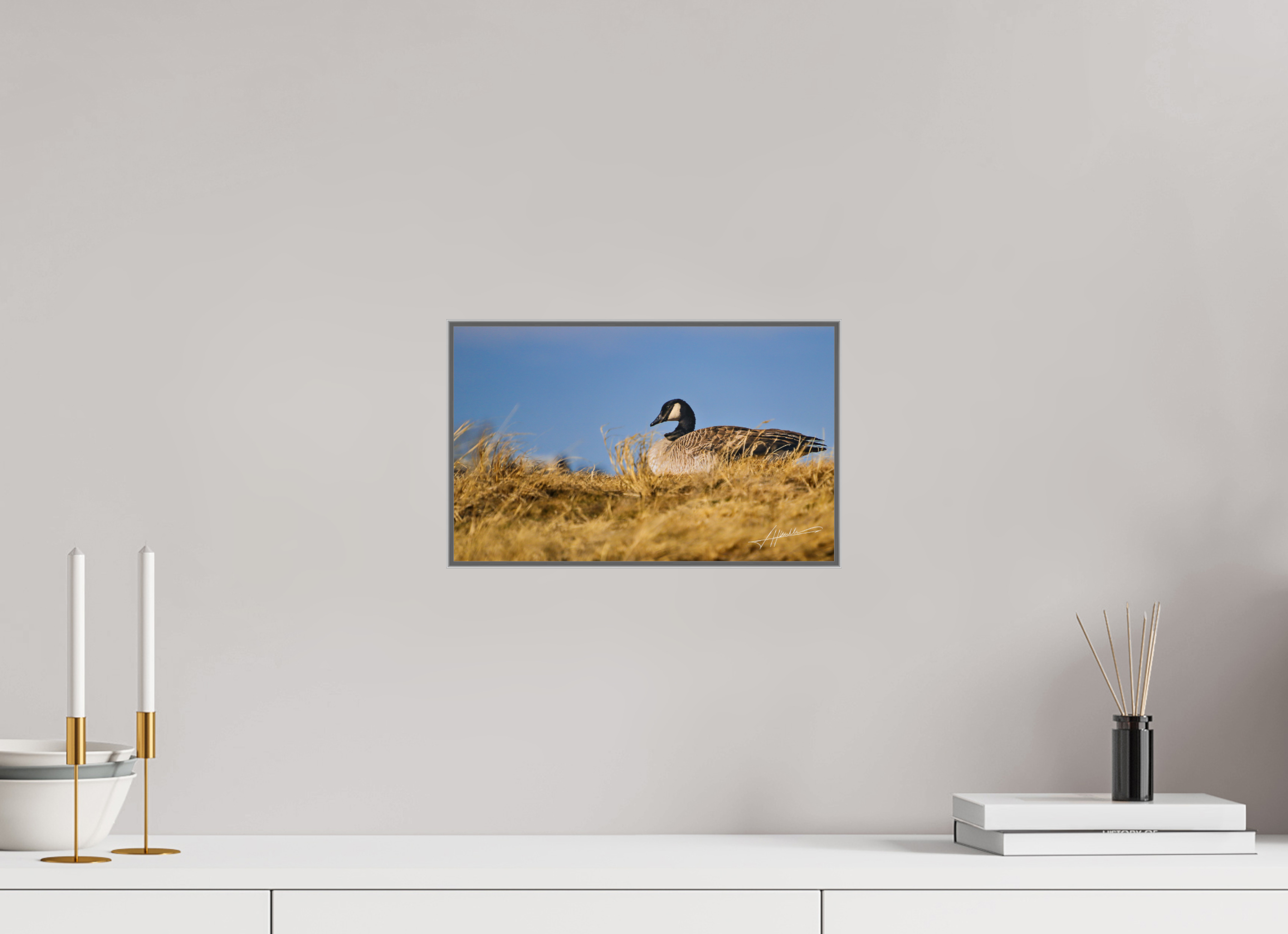 13 x 8″, Aluminum ArtBox The Nesting Goose
