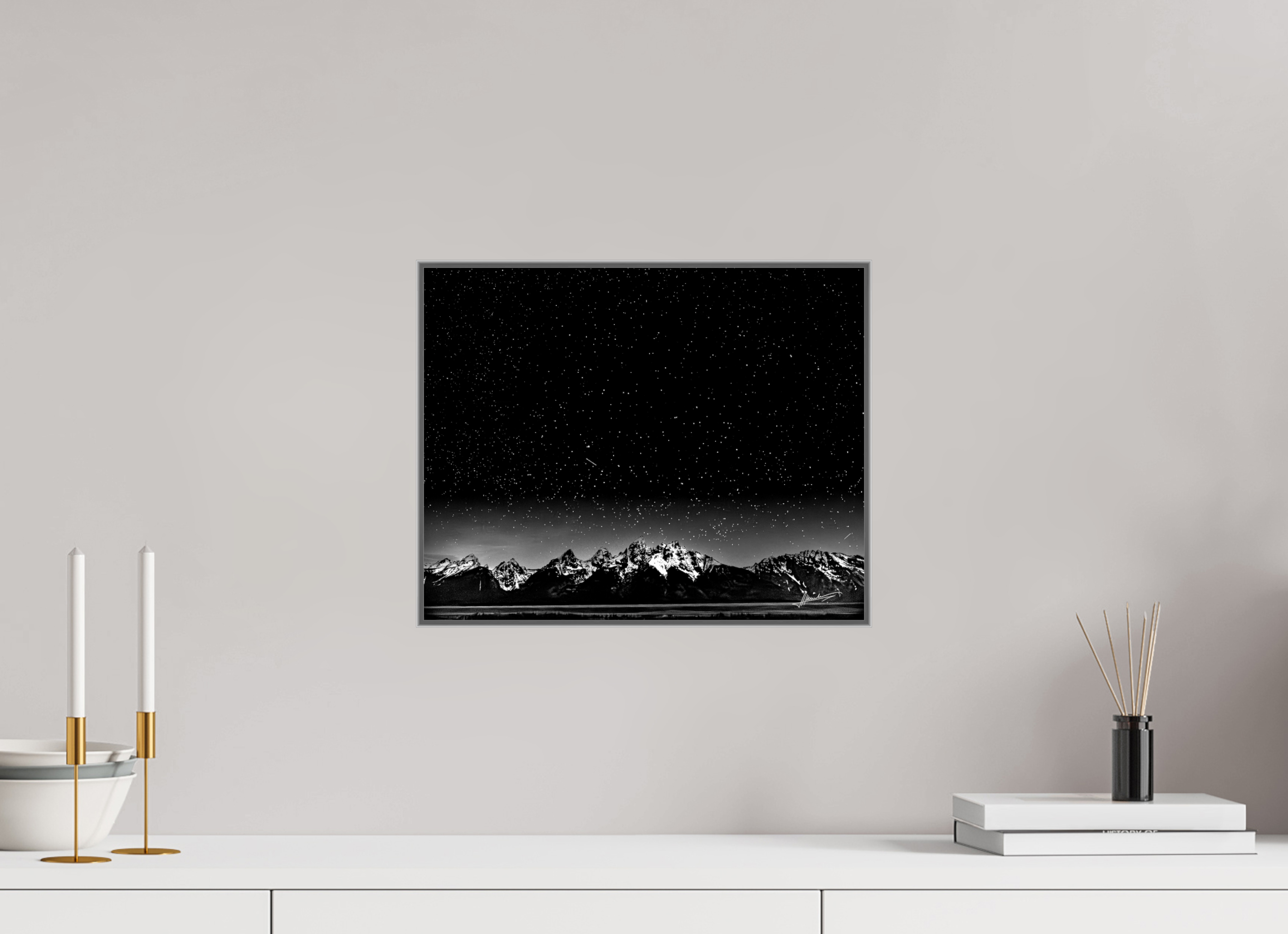 15 x 12″, Aluminum ArtBox Midnight in the Rockies