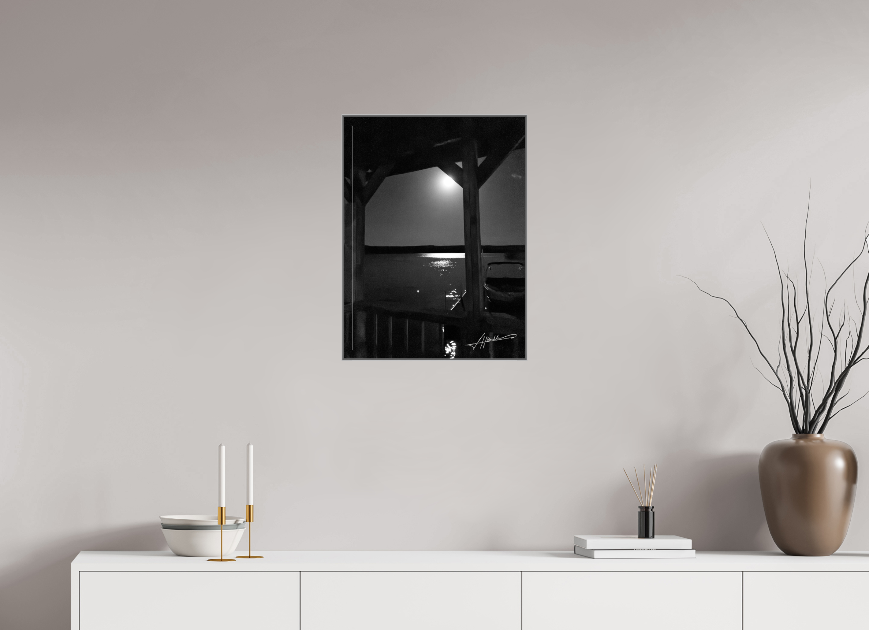 18 x 24″, Aluminum ArtBox A Night on the Water