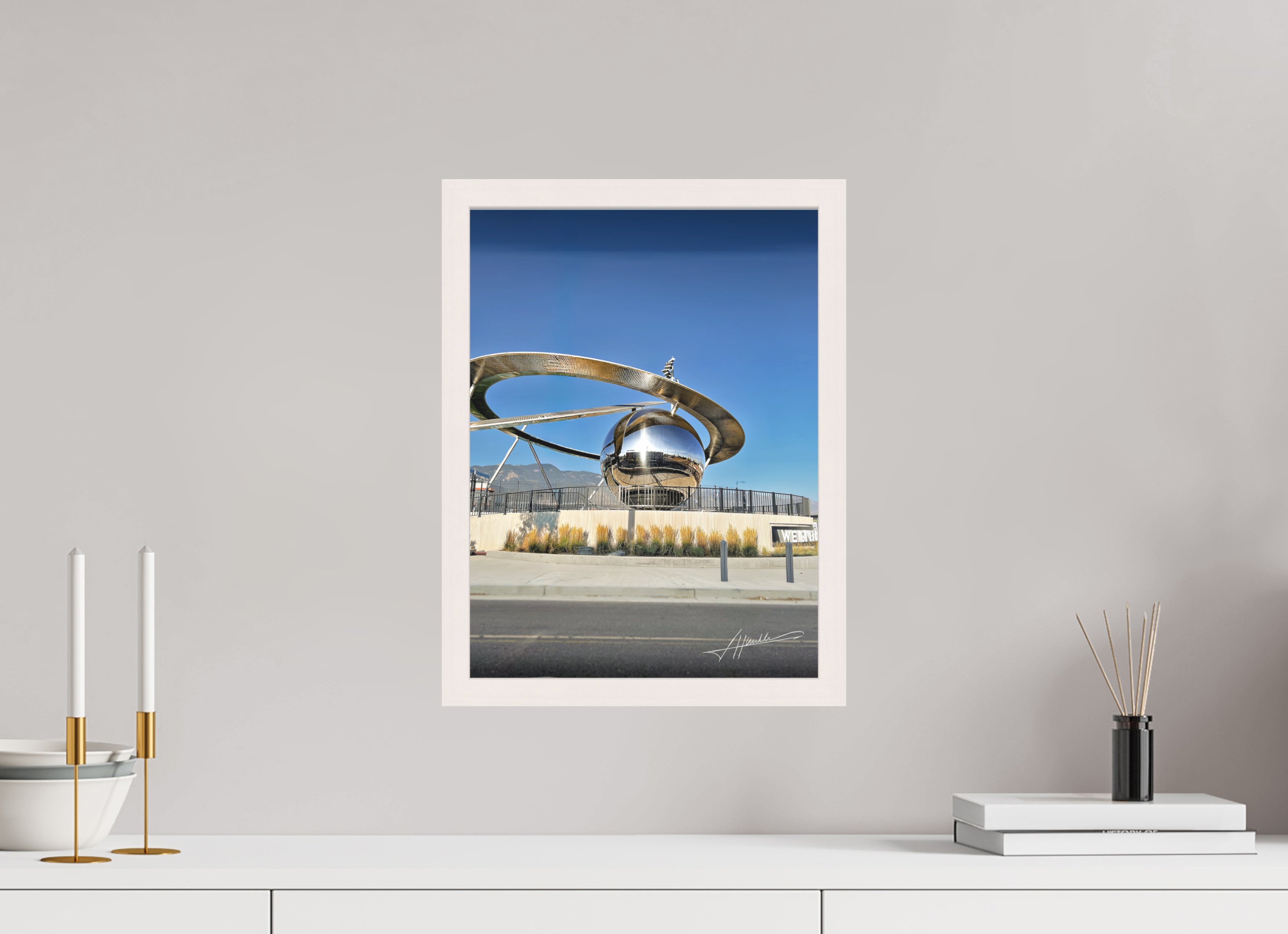 12 x 16″, Shadow Box Frame Epicenter Sculpture