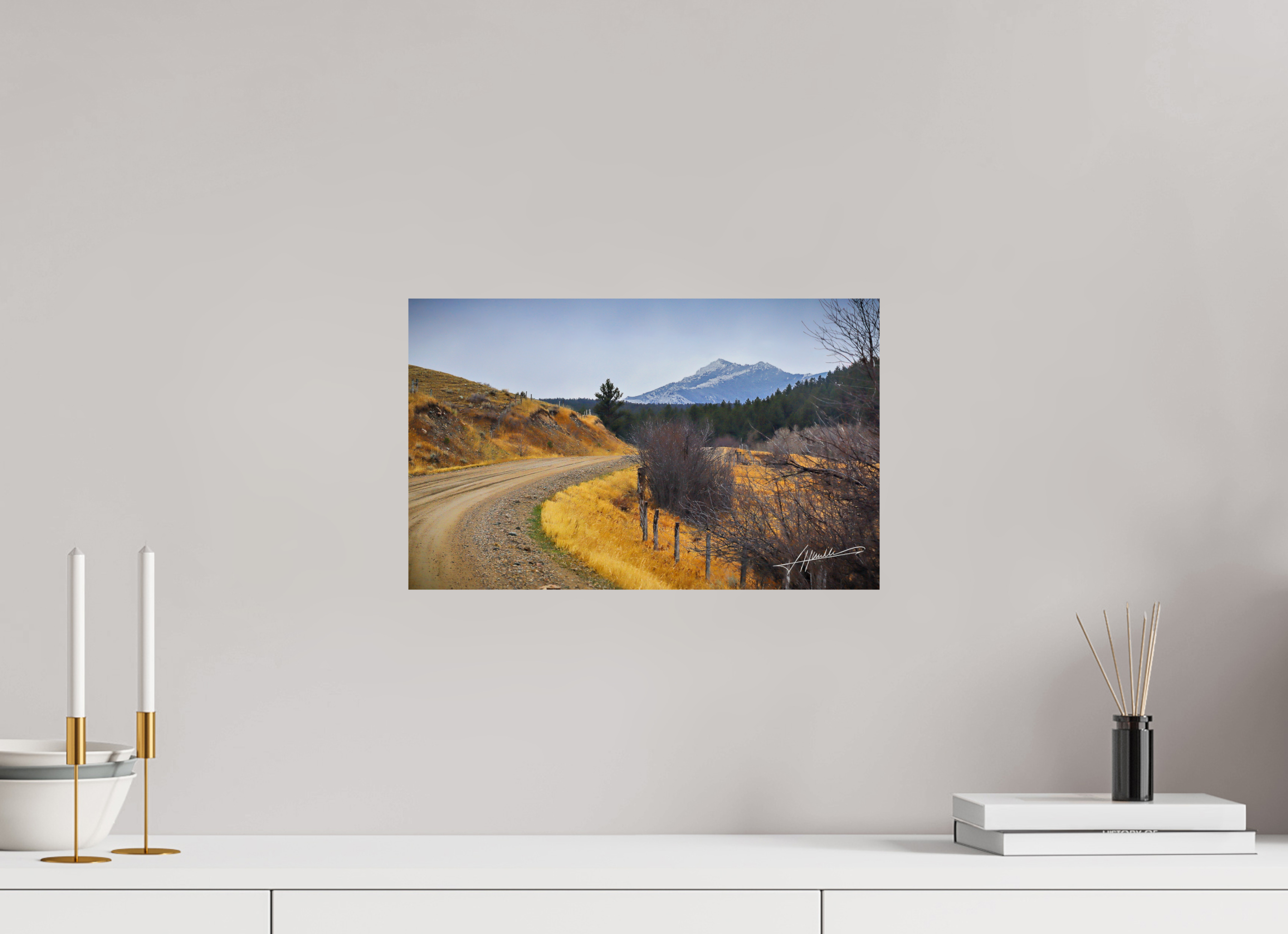 16.2 x 10″, Fine Art Dibond The Road to Adventure