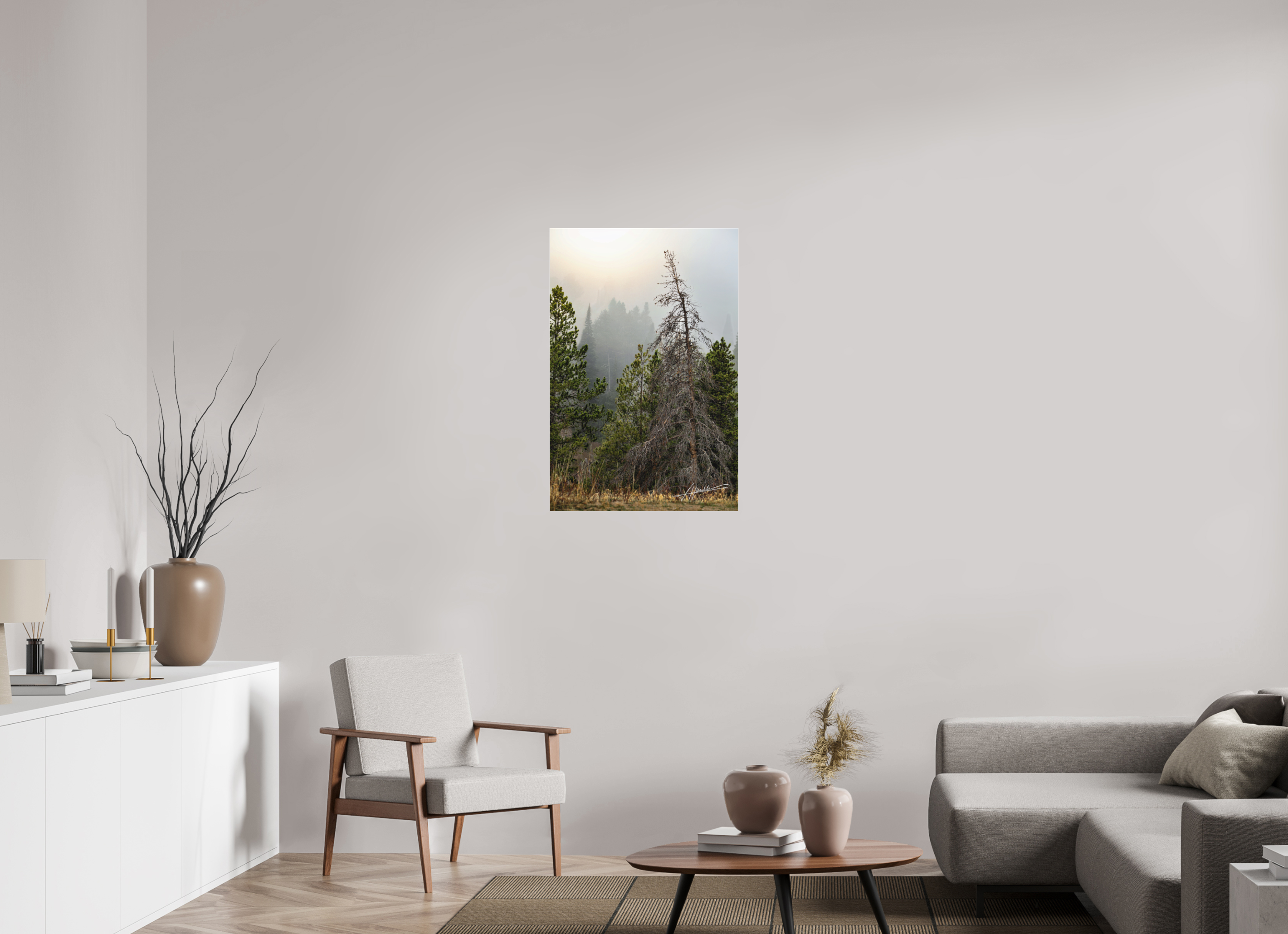 24 x 36″, Fine Pigment Under Acrylic The Lifting Fog
