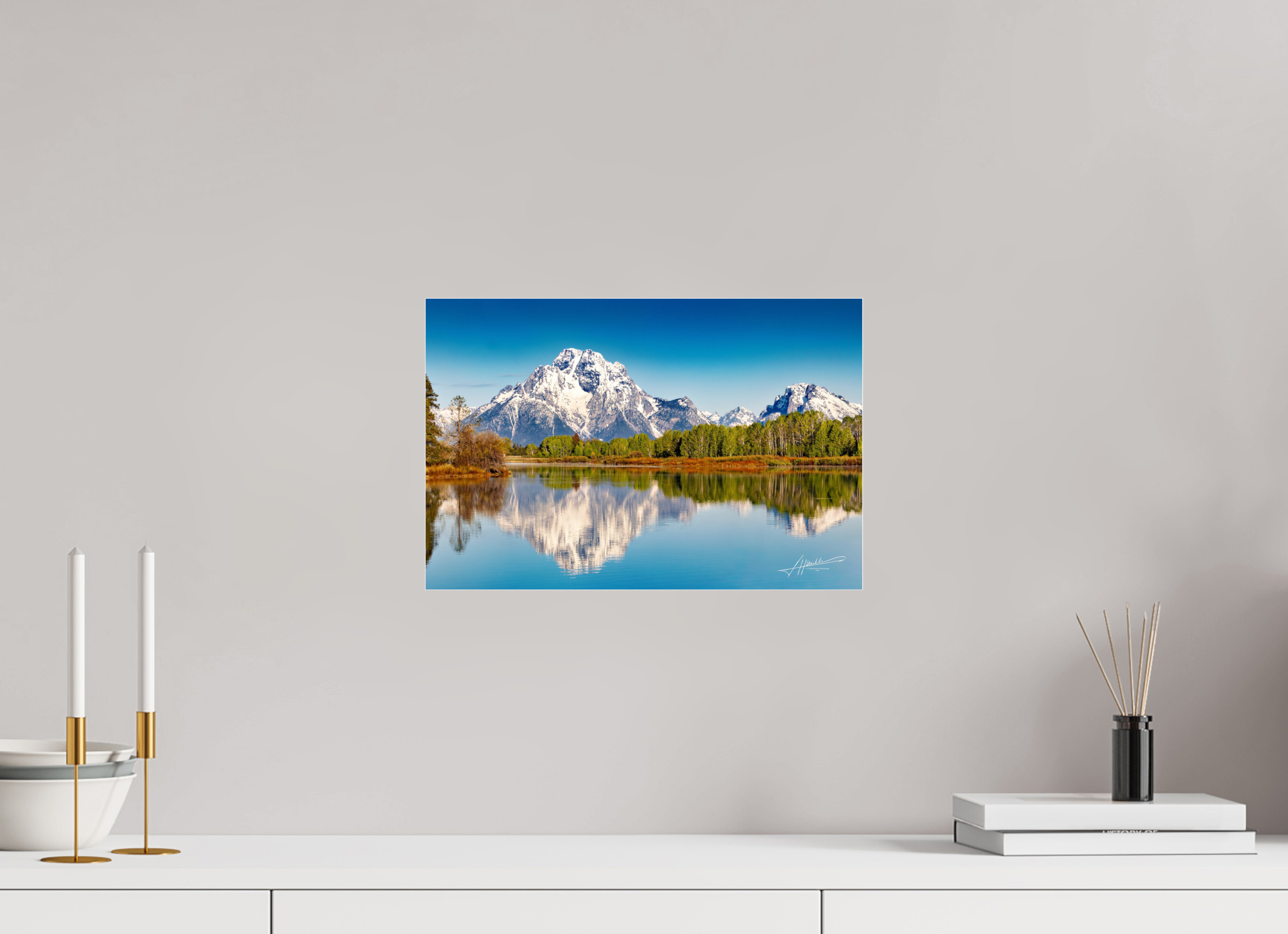 15 x 10″, Photo Print Under Acrylic Glass Serene Reflection