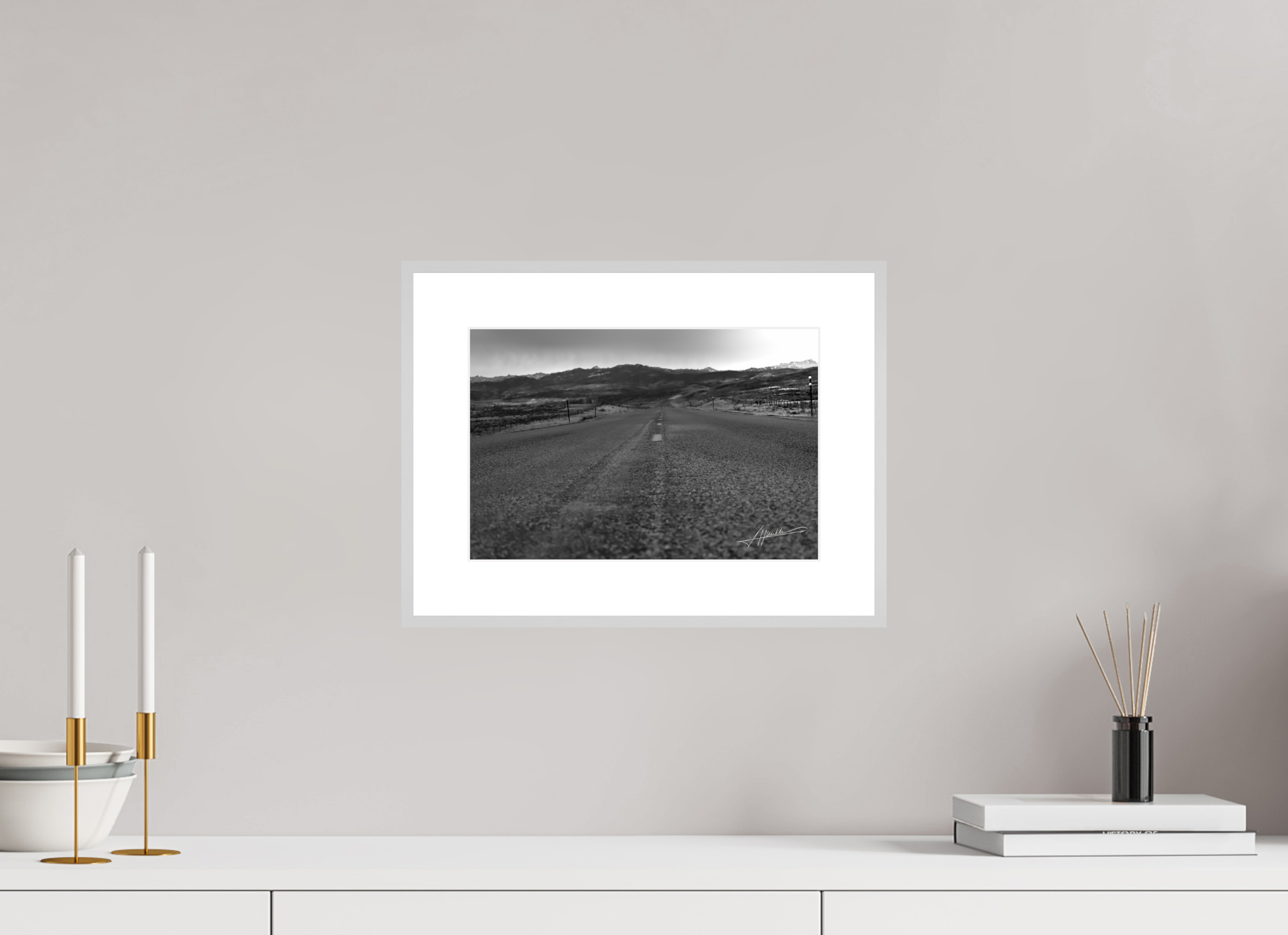 12 x 8″, Changeable Magnetic Frame Highway to the Storm