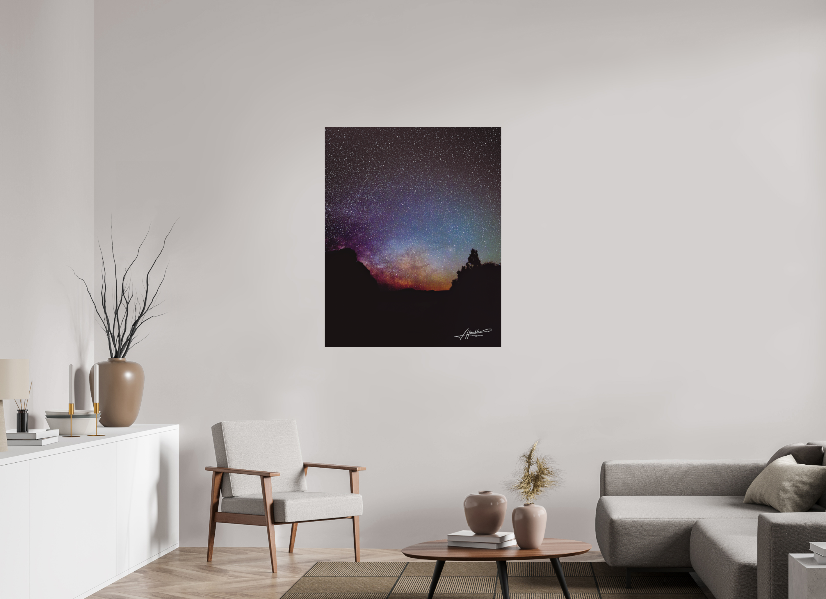 35 x 43.7″, Metal Dibond Eye of the Milky Way