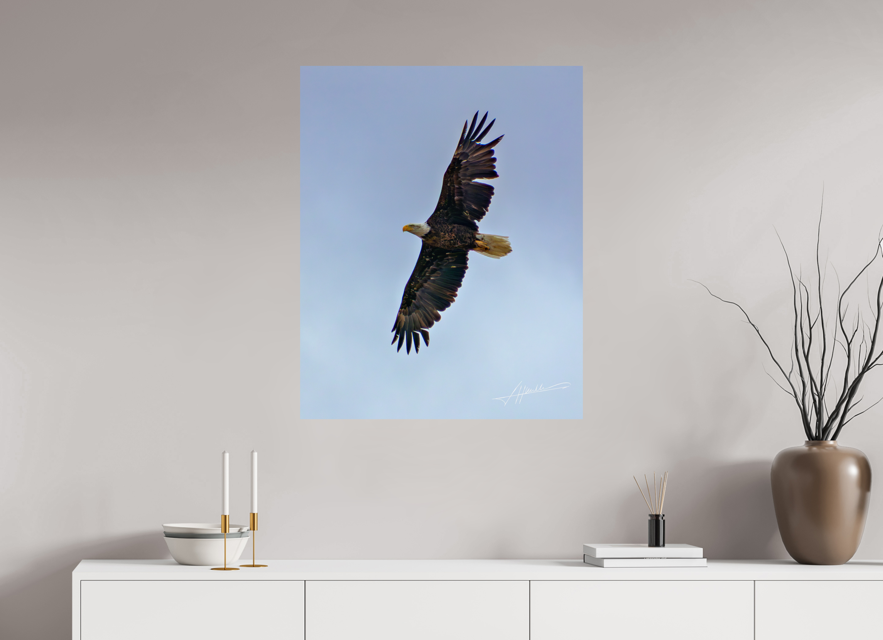 28 x 35″, Fine Art Print Wings Spread