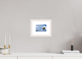 6 x 4″, Solid Wood Frame with Passe-partout Bald Eagle Flying