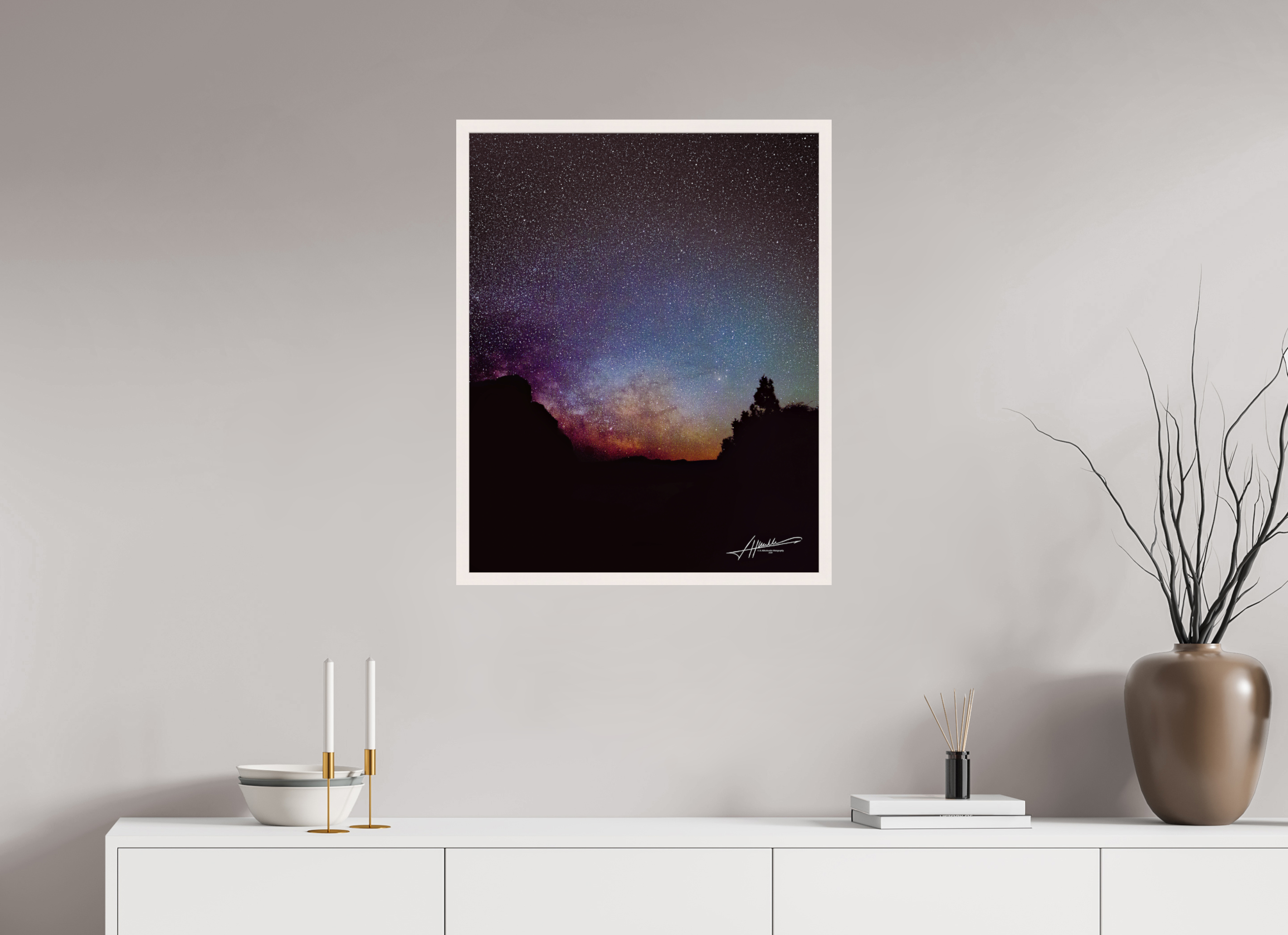 24 x 30″, Gallery Frame Eye of the Milky Way