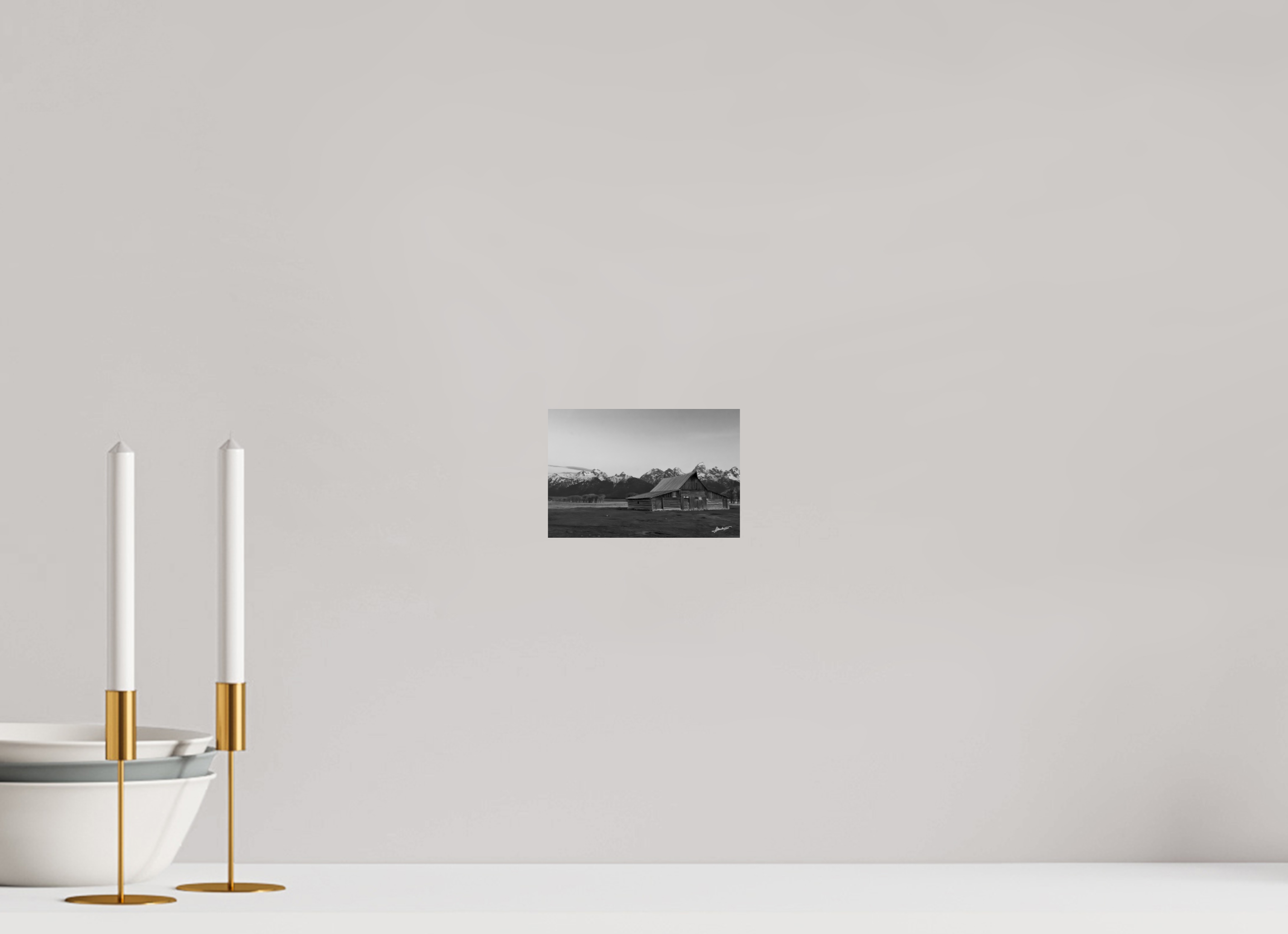 6 x 4″, Photo Print On Ilford Baryta Paper Sunrise on the T.A. Barn