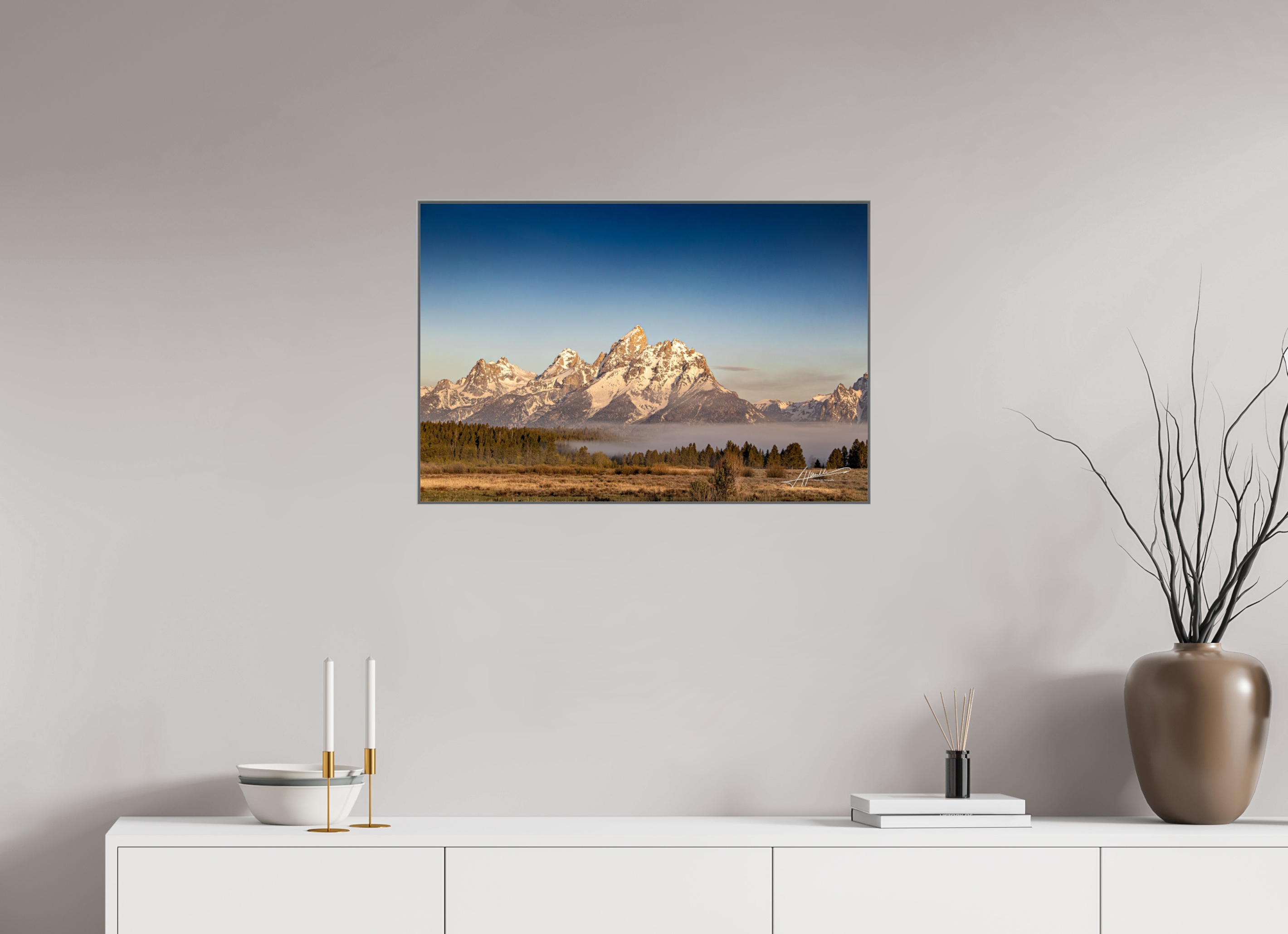 30 x 20″, Aluminum ArtBox Above the Fog