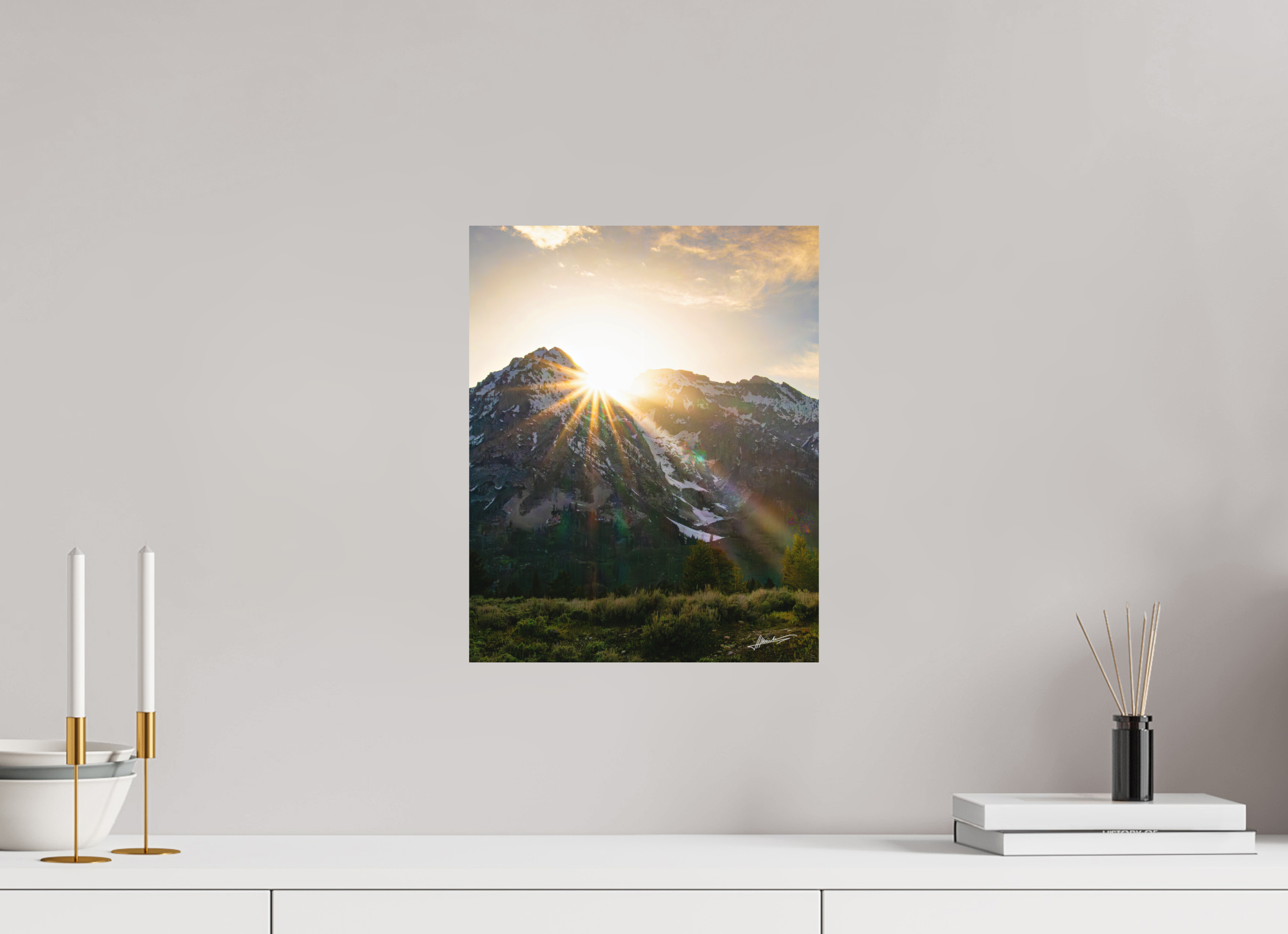 12 x 15″, Metal Dibond The Last Ray