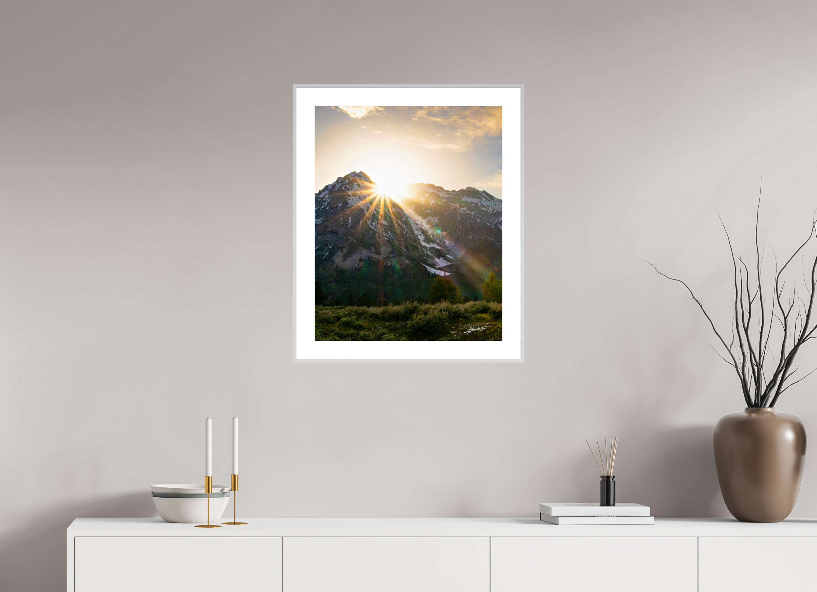 20 x 25″, Changeable Magnetic Frame The Last Ray