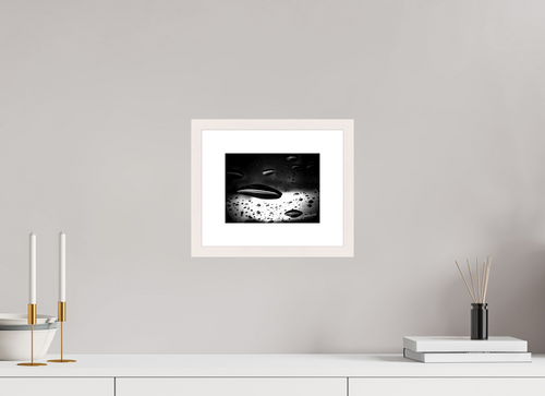 8 x 6″, Solid Wood Frame with Passe-partout Collection of Water