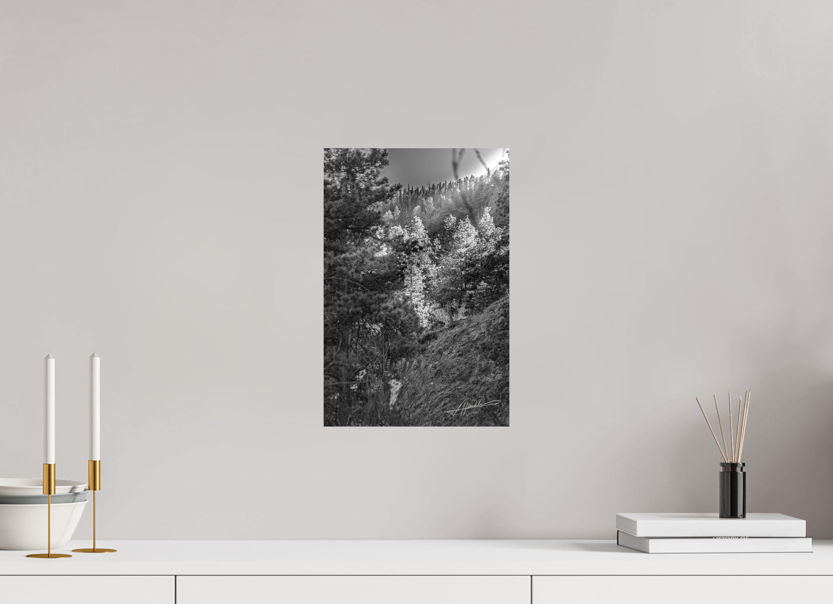 10 x 15″, Photo Print On Fujiflex High Gloss Sun in the Mountains