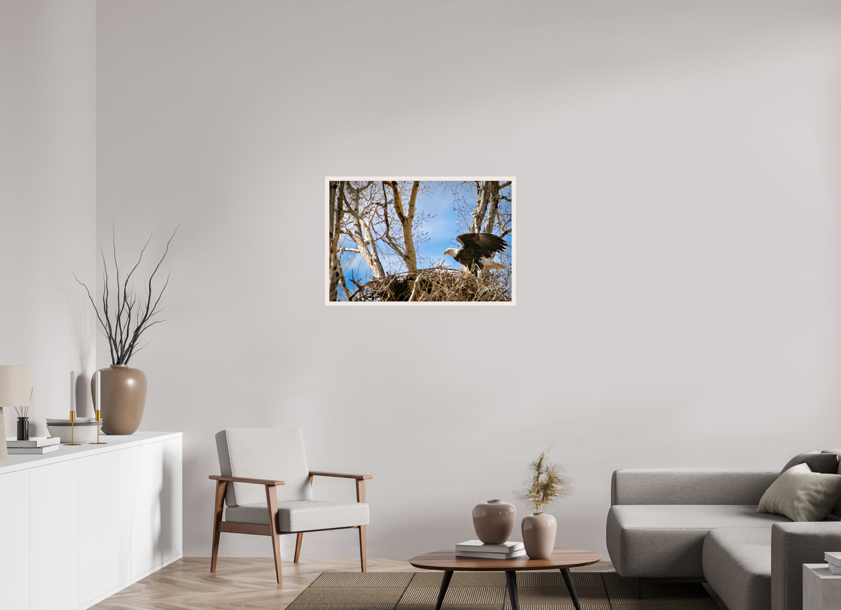 36 x 24″, Gallery Frame The Eagles Nest
