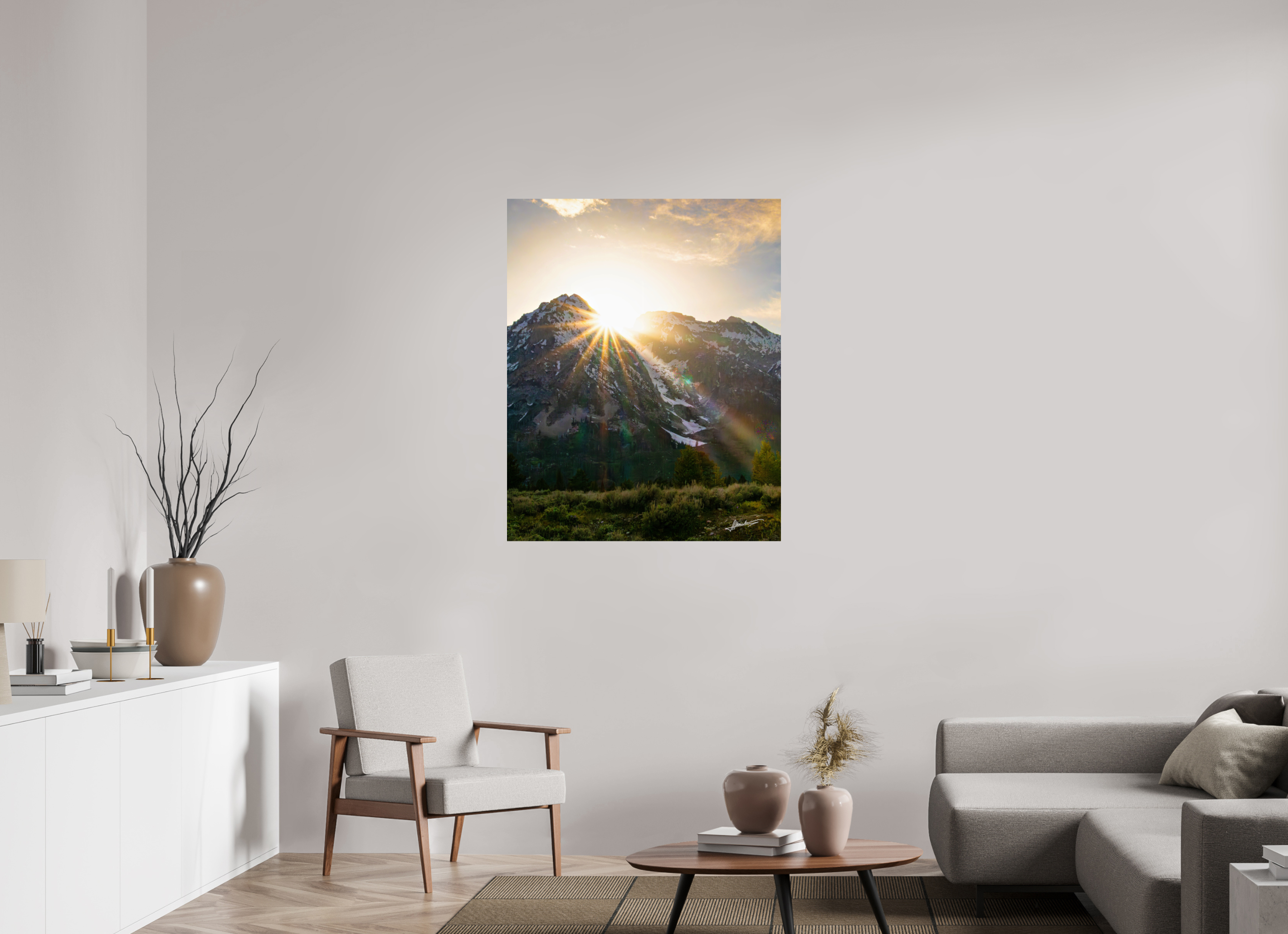 35 x 43.7″, Photo Print On Fujiflex High Gloss The Last Ray
