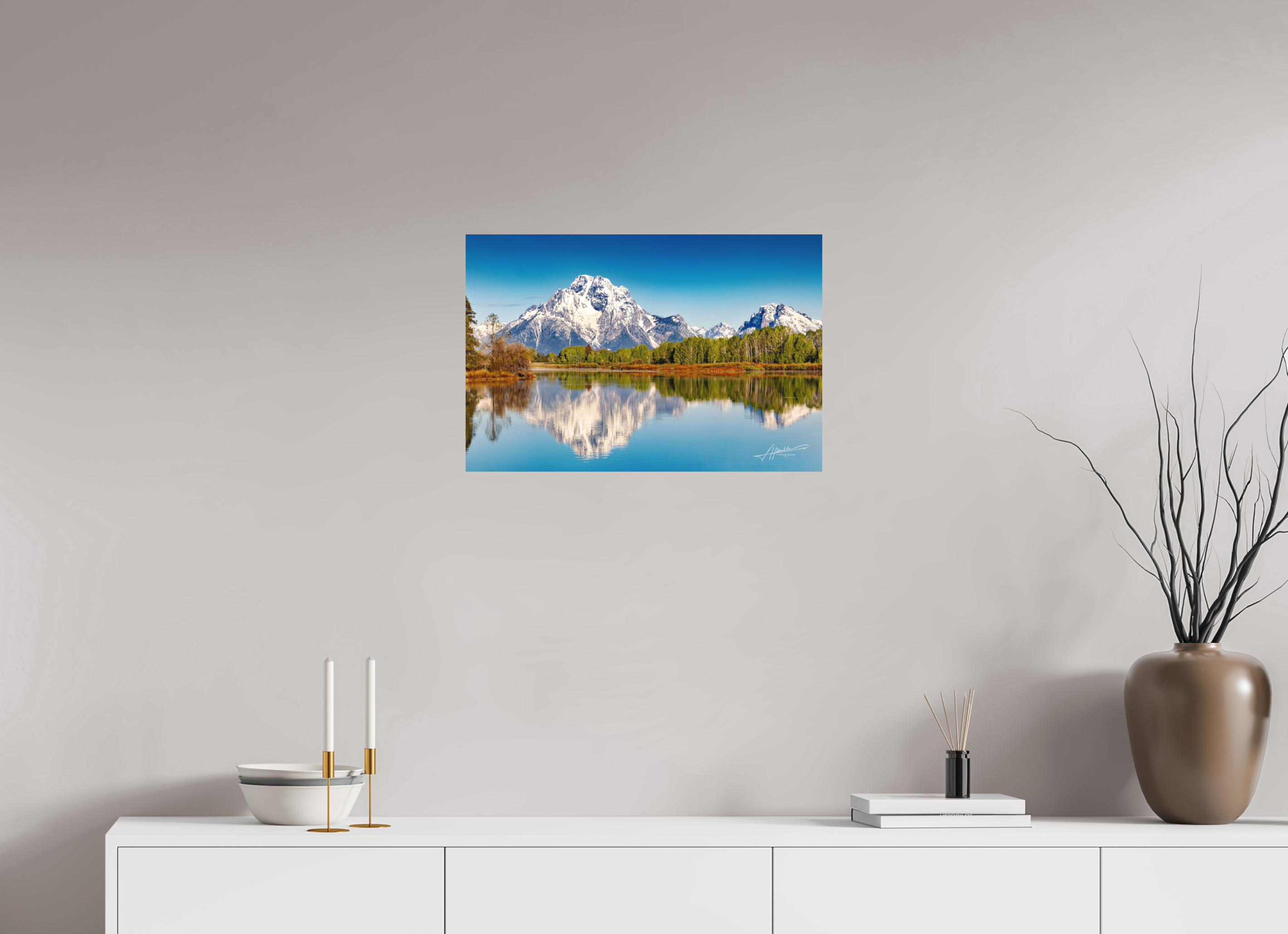 24 x 16″, Metal Dibond Serene Reflection