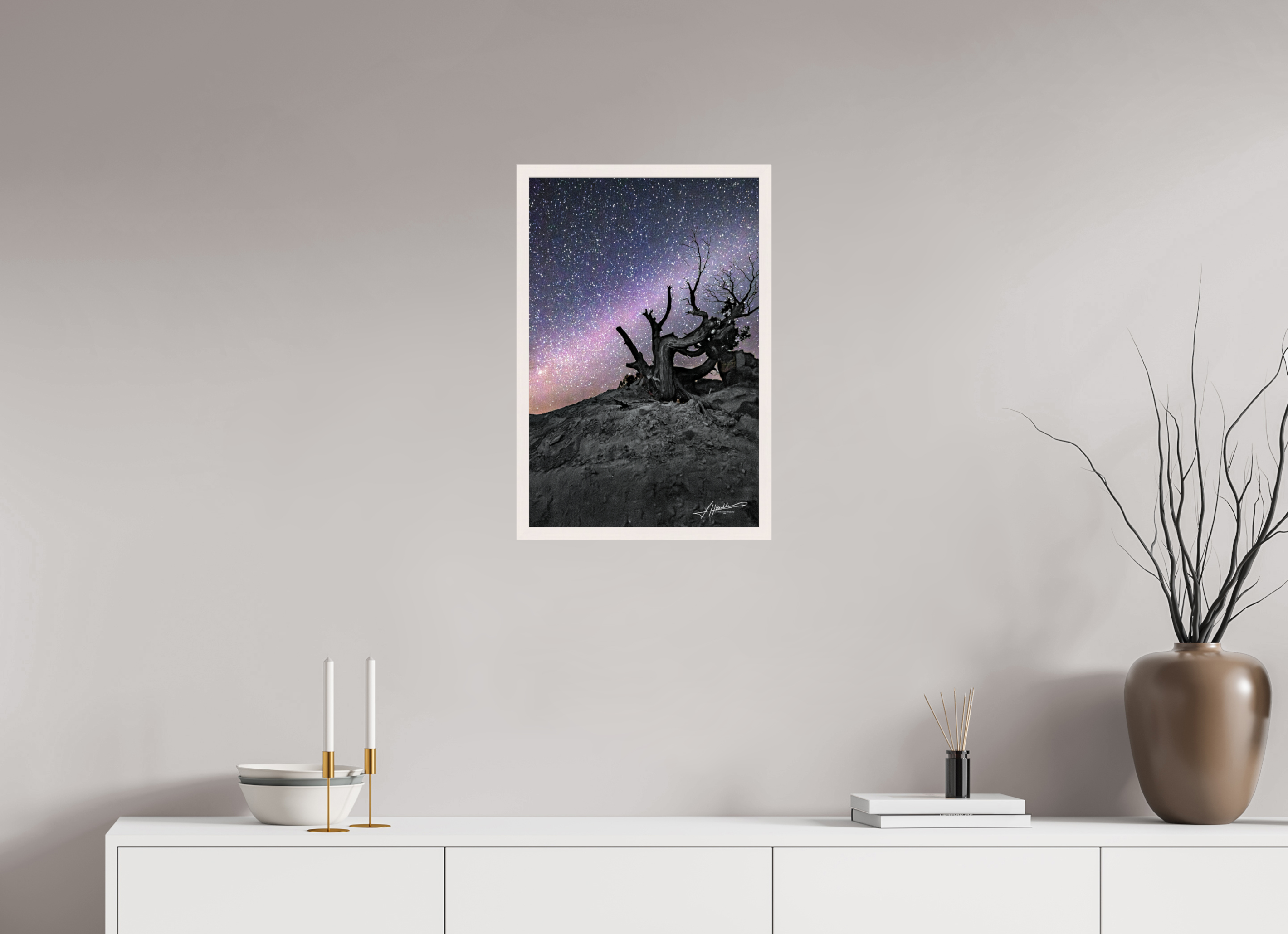 16 x 24″, Gallery Frame Reaching the Milky Way