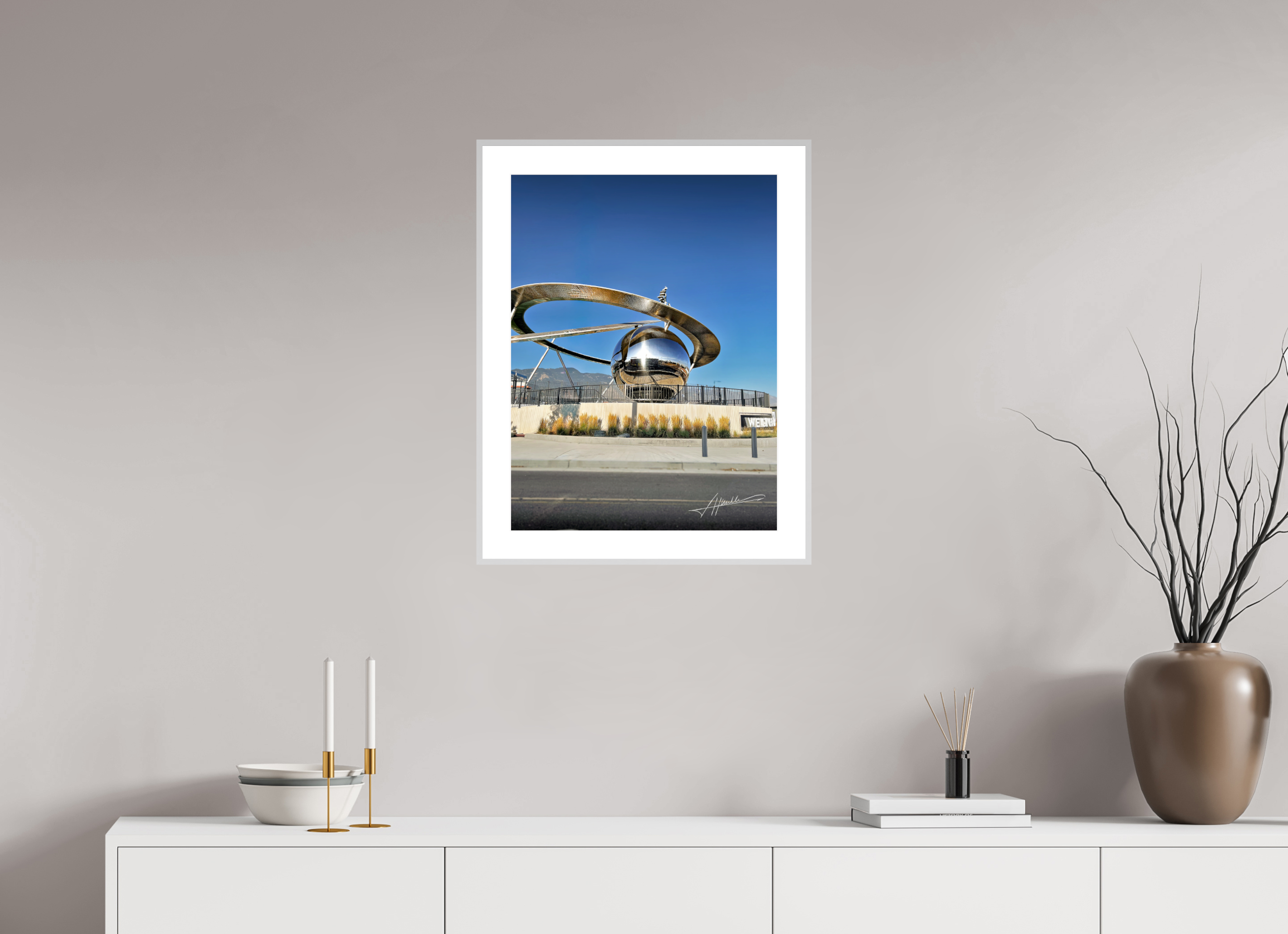 18 x 24″, Changeable Magnetic Frame Epicenter Sculpture