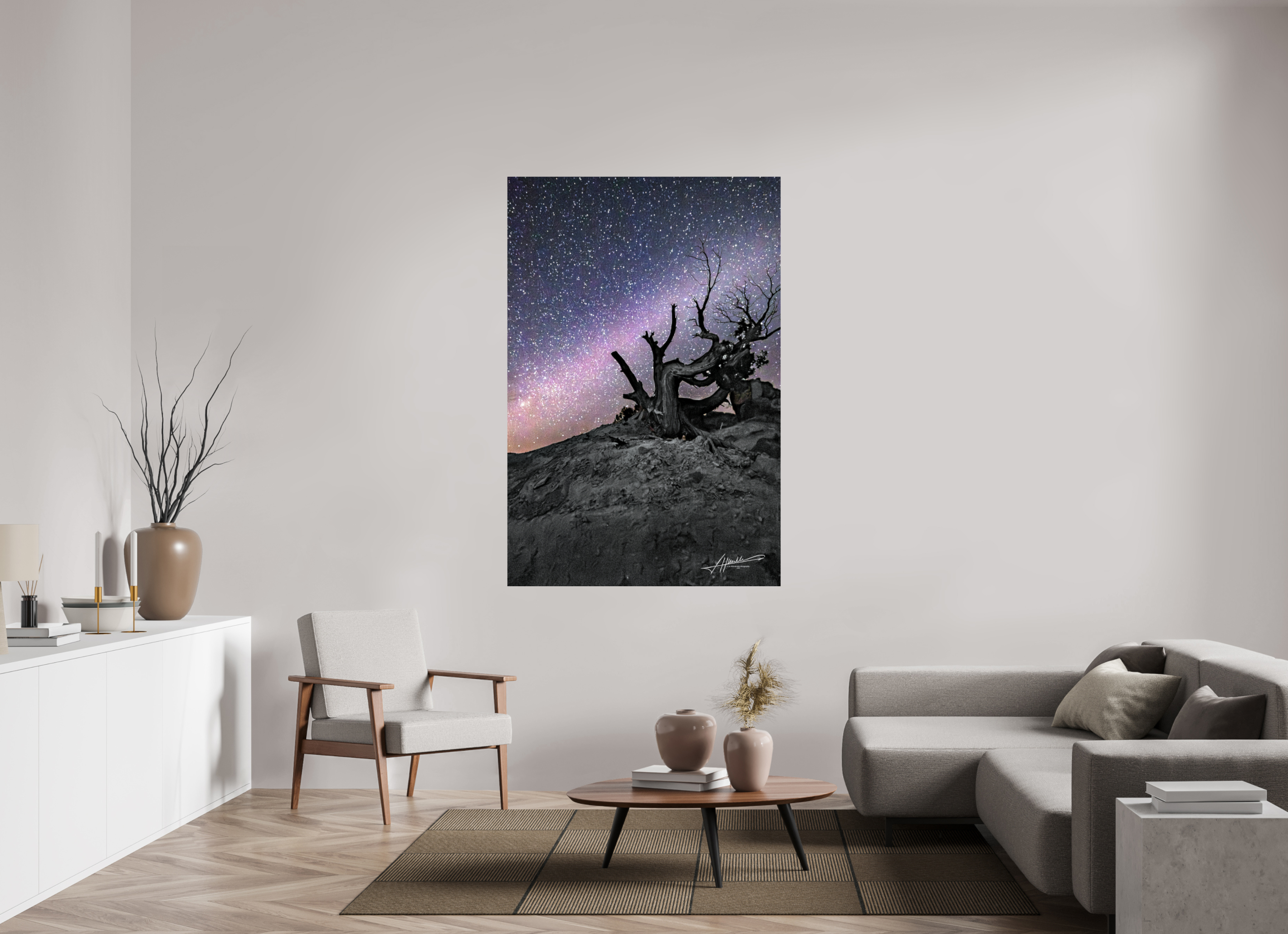 44 x 66″, Photo Print On Fuji Crystal DP II Reaching the Milky Way