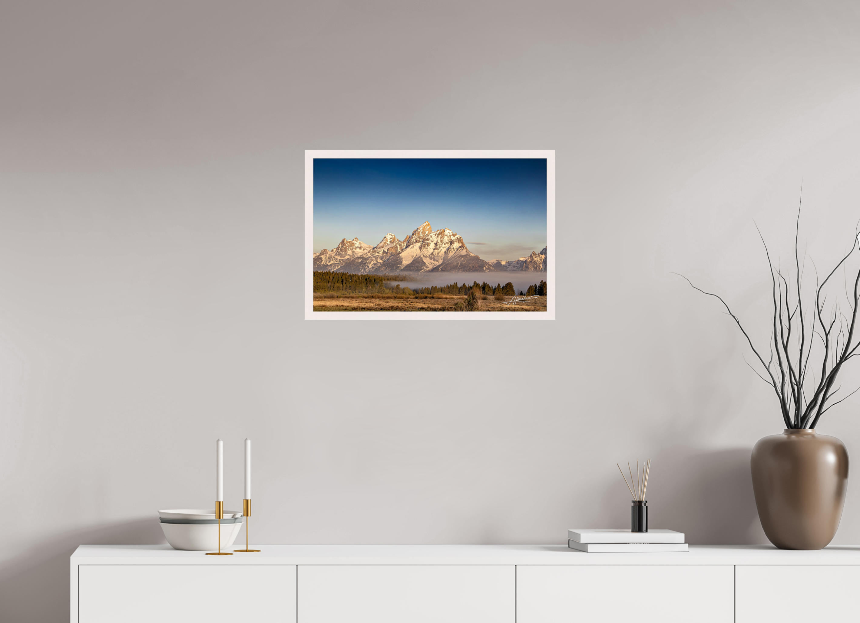 24 x 16″, Gallery Frame Above the Fog