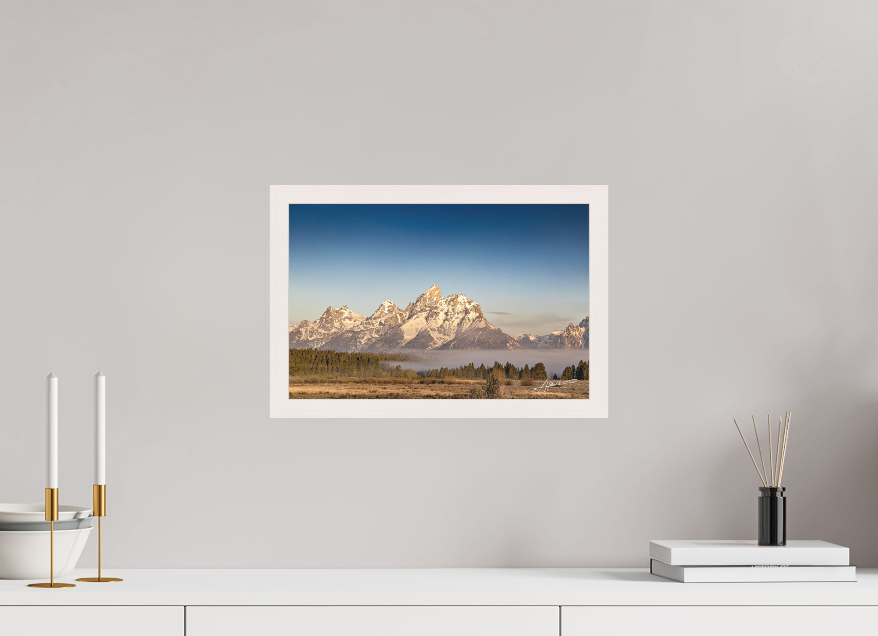 15 x 10″, Shadow Box Frame Above the Fog