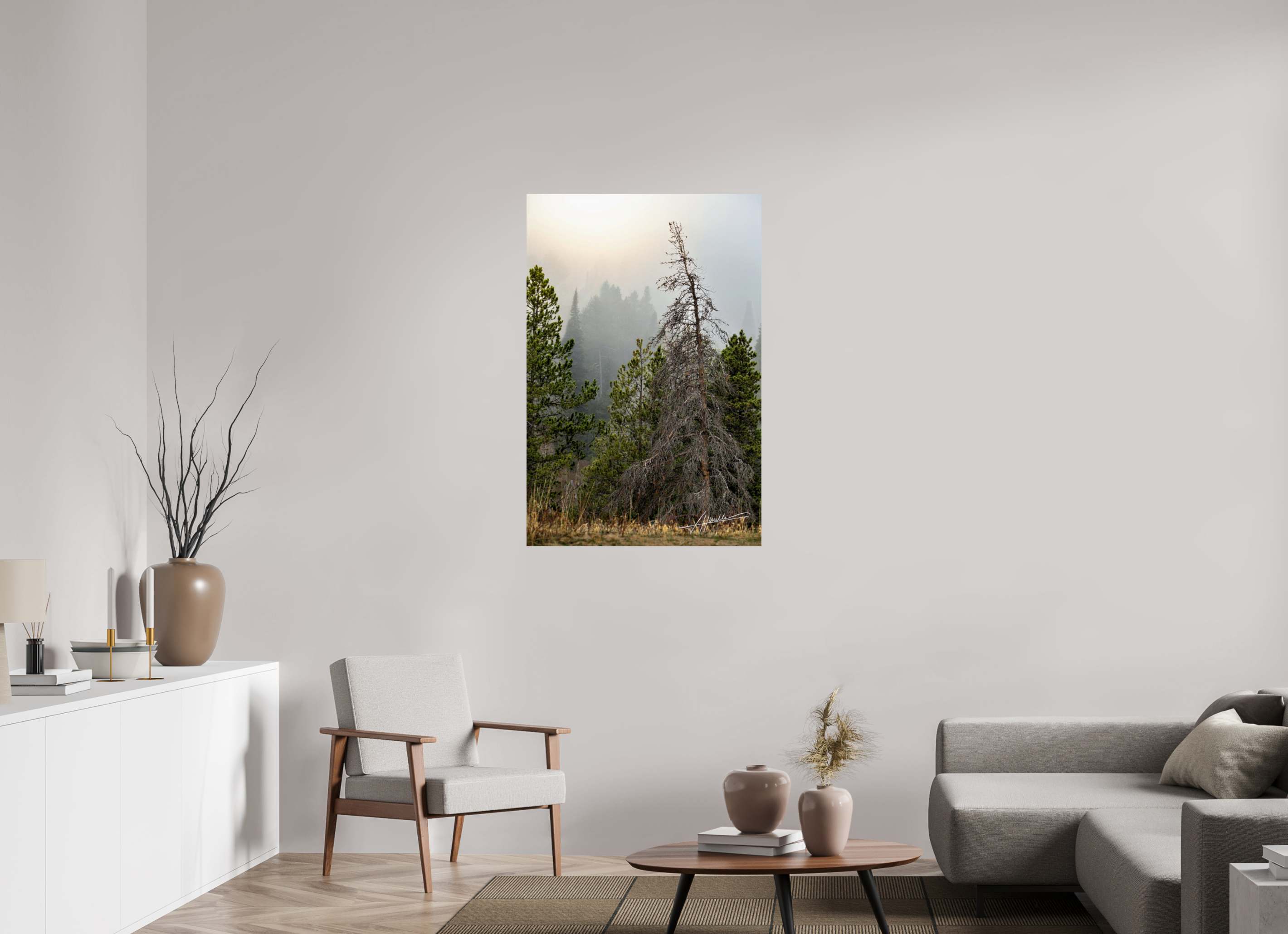30 x 45″, Photo Print On Fuji Crystal DP II The Lifting Fog