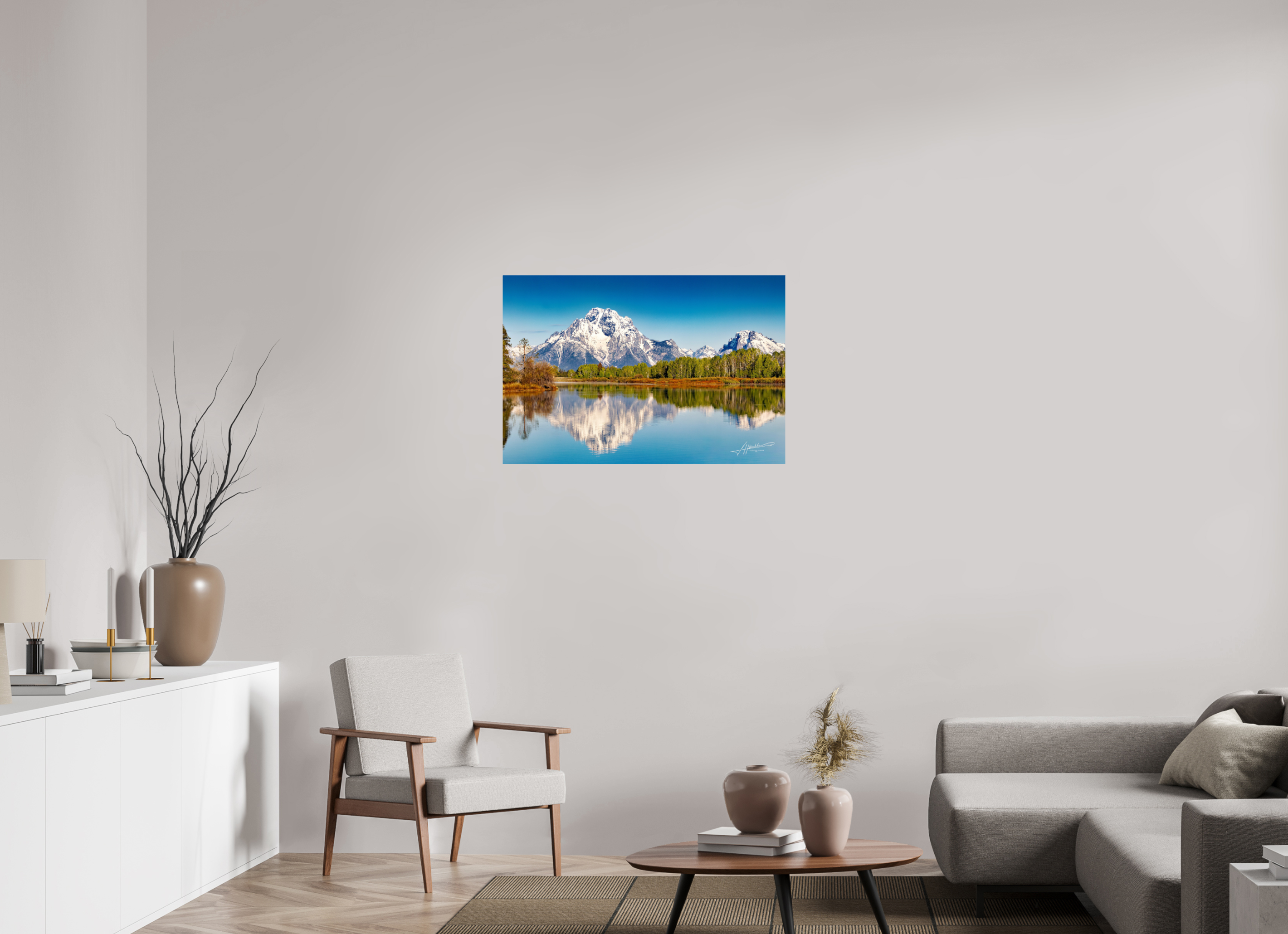 36 x 24″, ChromaLuxe HD Metal Serene Reflection