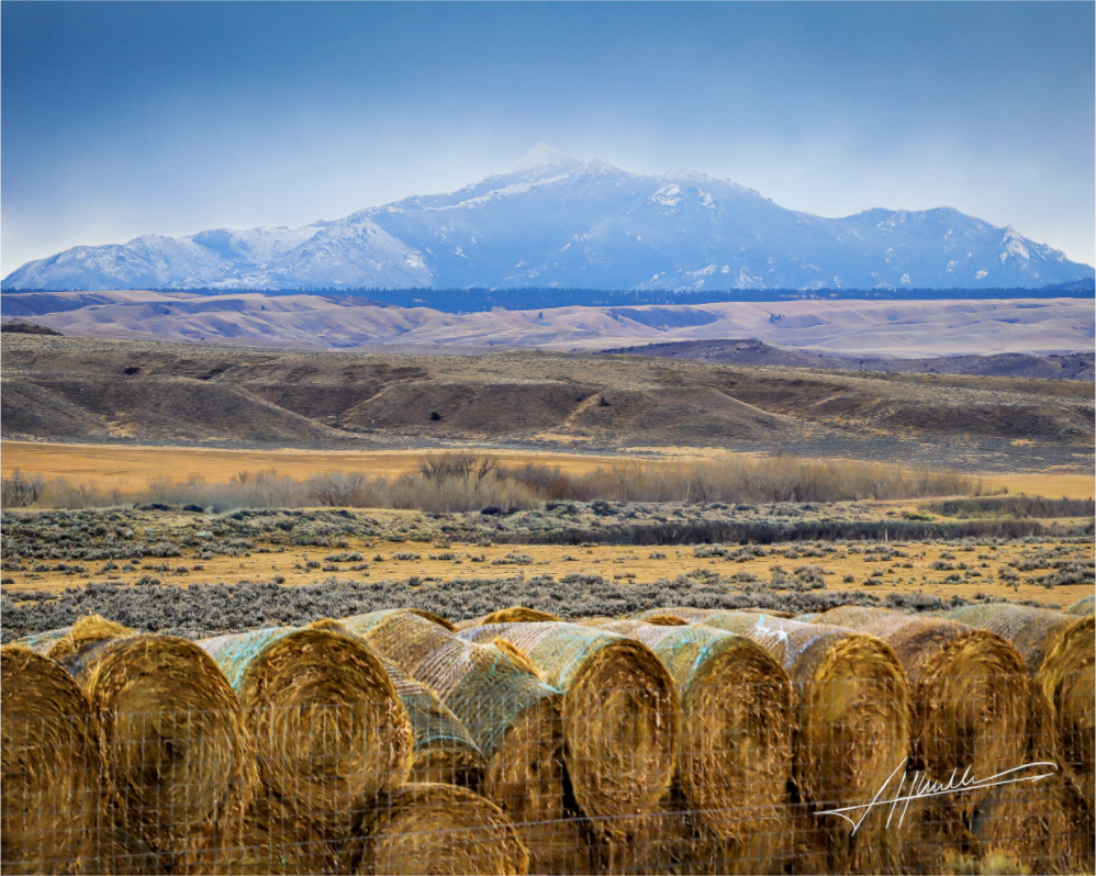 Main image Hay Bales on the Prairie
