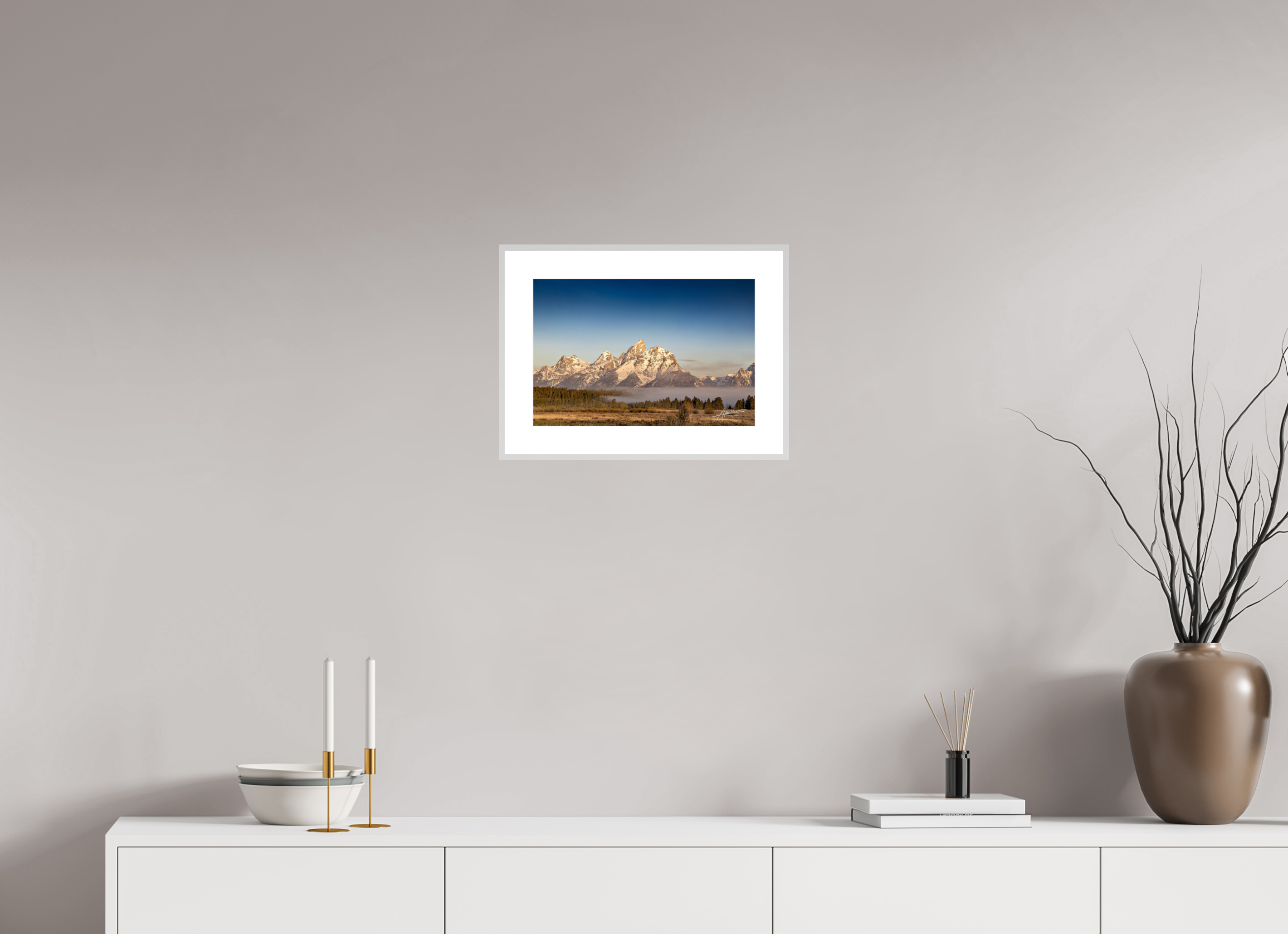 15 x 10″, Changeable Magnetic Frame Above the Fog
